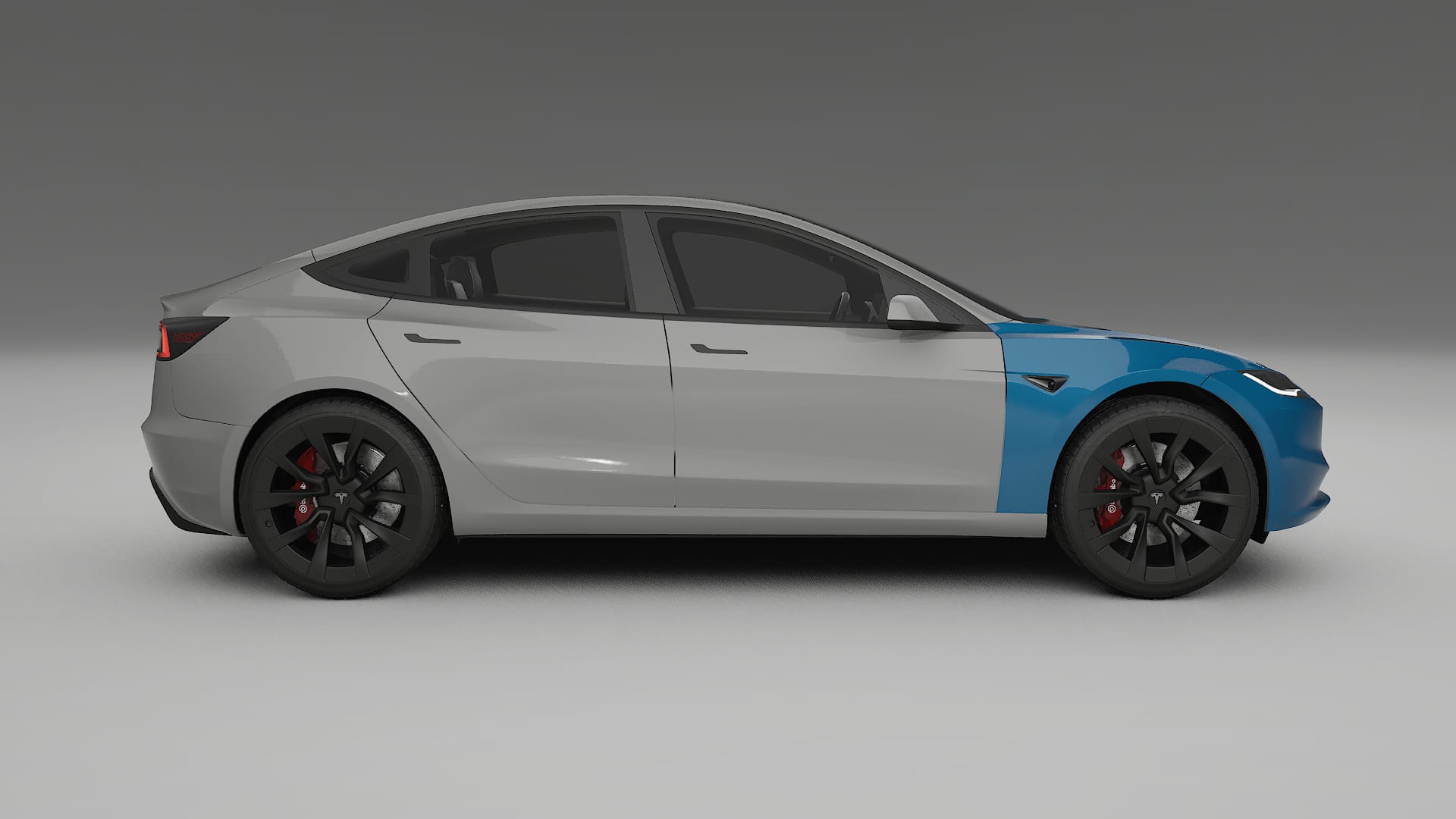 Tesla Model3 Highland PPF Fólie | CrystalGuard Transparentní TPU PPF Přední Ochranný Kit