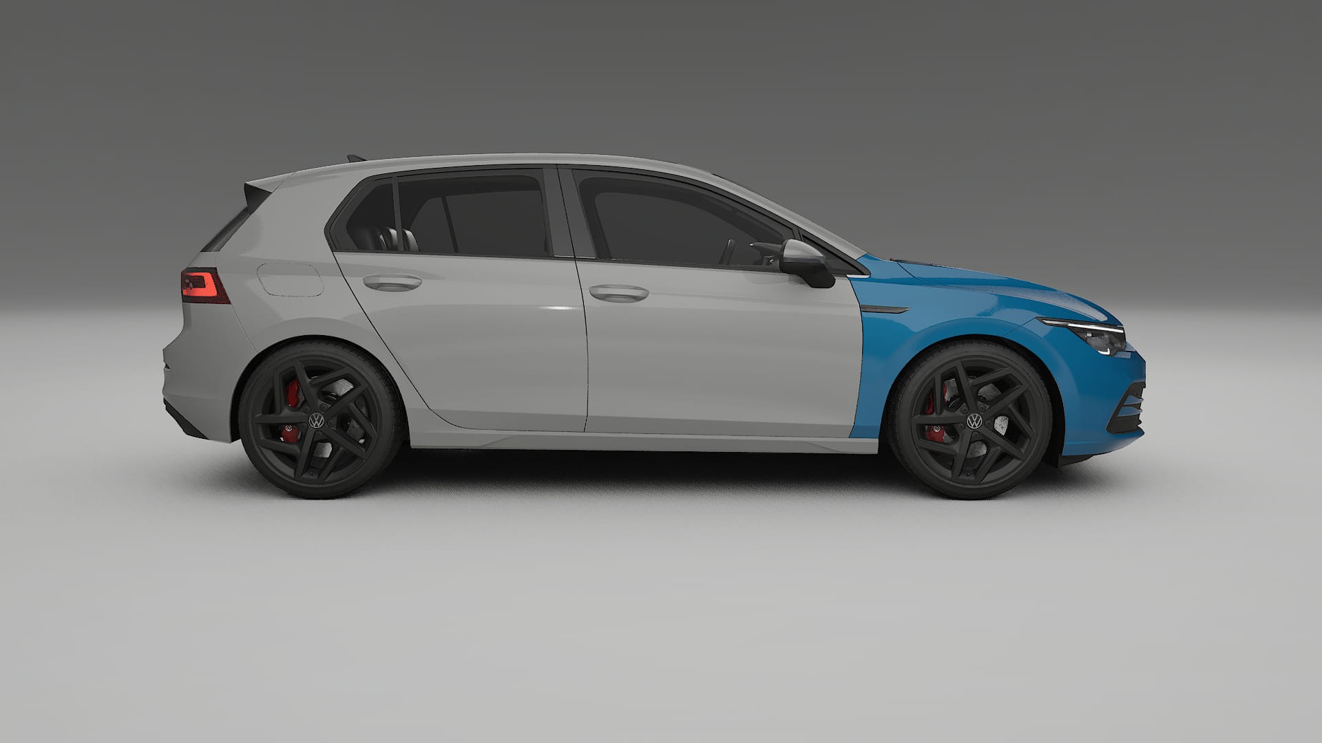 VW Golf Mk8 PPF Fólie | CrystalGuard Transparentní TPU PPF Přední Ochranný Kit
