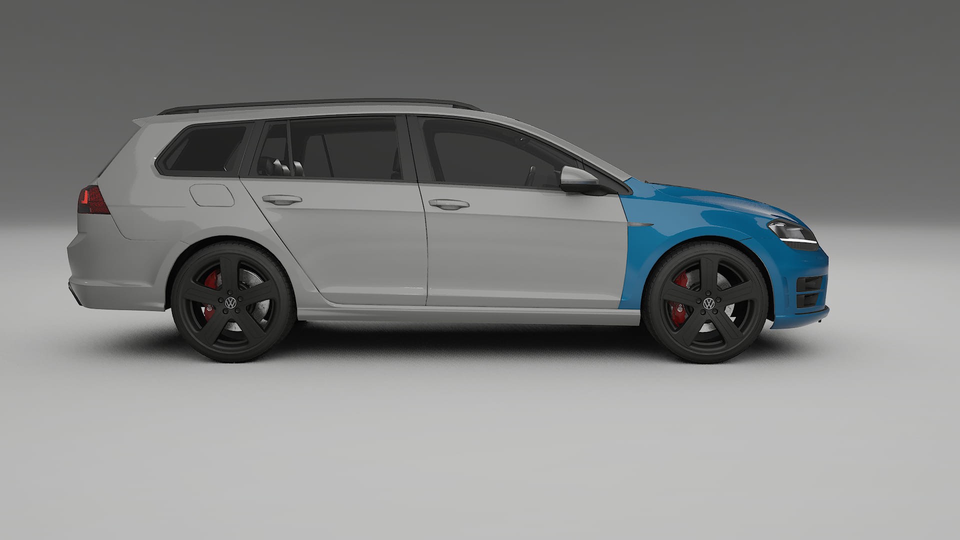 VW Golf Variant Mk7 PPF Fólie | CrystalGuard Transparentní TPU PPF Přední Ochranný Kit