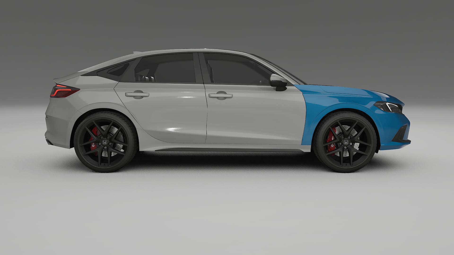 Honda Civic hatchback PPF Fólie | CrystalGuard Transparentní TPU PPF Přední Ochranný Kit
