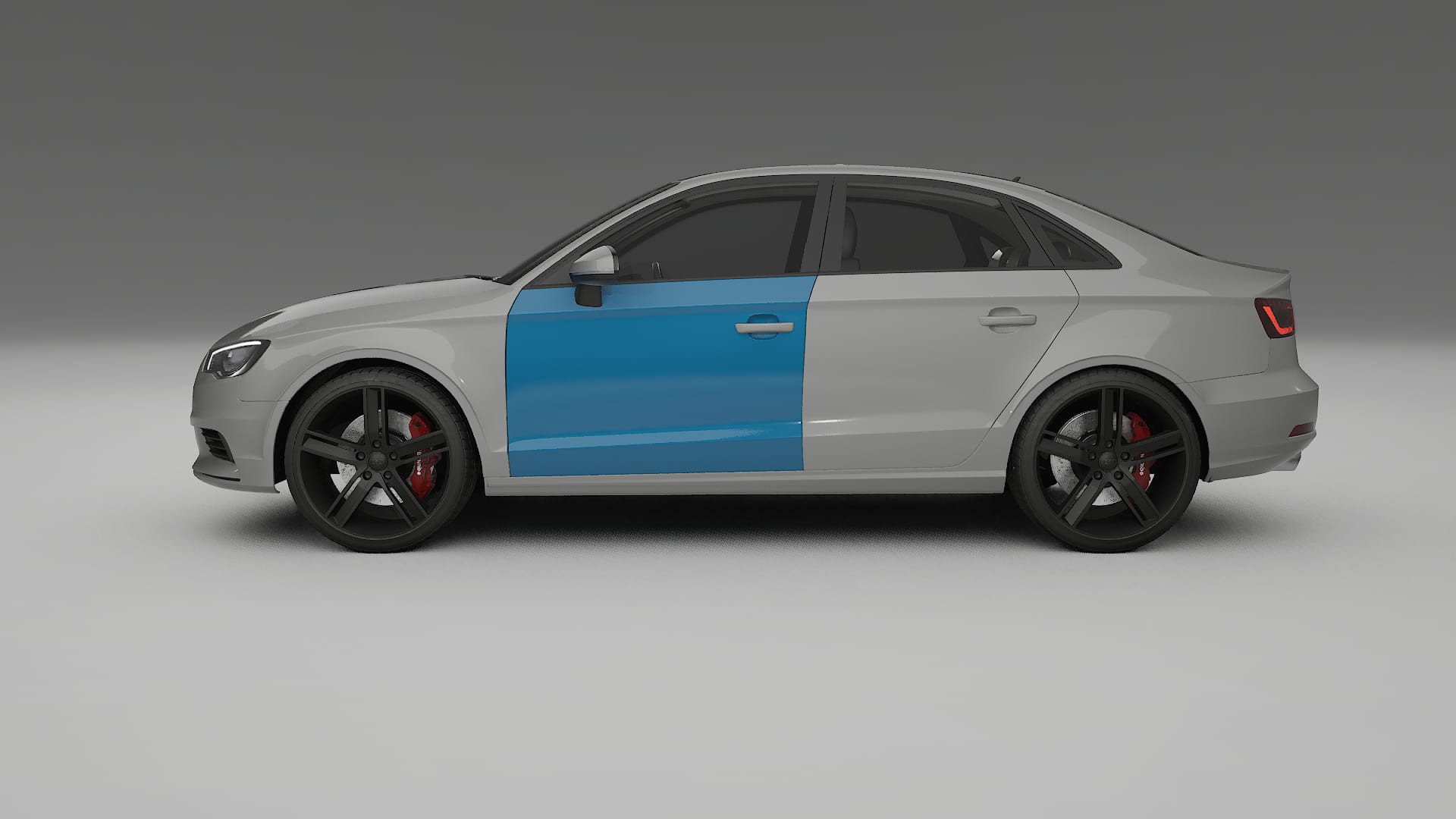 Audi A3 8V sedan prefacelift PPF Fólie | CrystalGuard Transparentní TPU PPF Kompletní Pre-cut Kit