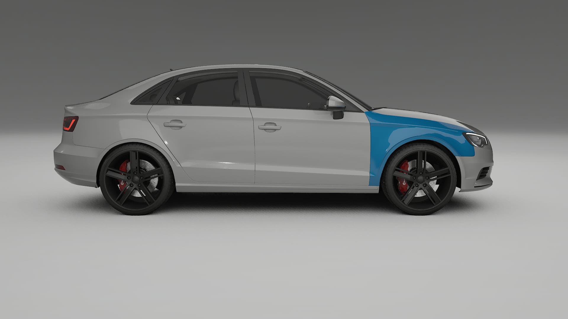 Audi A3 8V sedan prefacelift PPF Fólie | CrystalGuard Transparentní TPU PPF Kompletní Pre-cut Kit