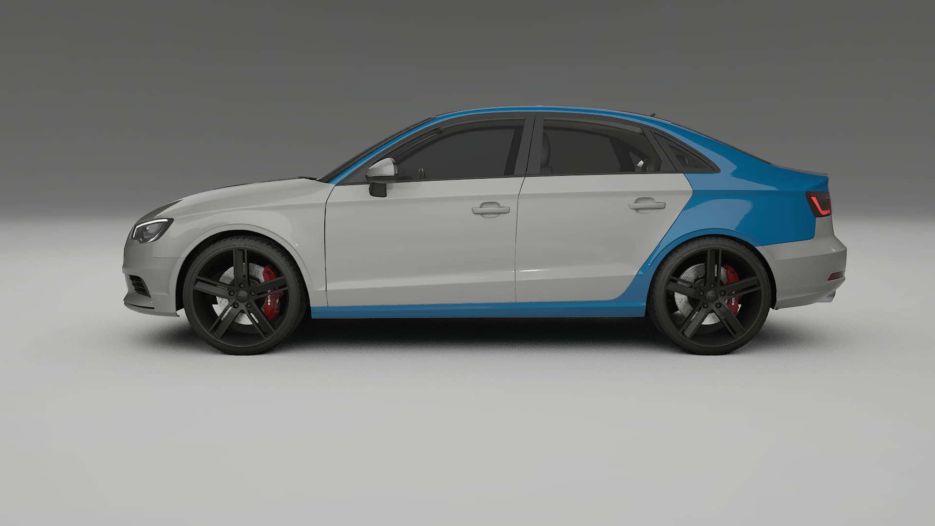 Audi A3 8V sedan prefacelift PPF Fólie | CrystalGuard Transparentní TPU PPF Kompletní Pre-cut Kit