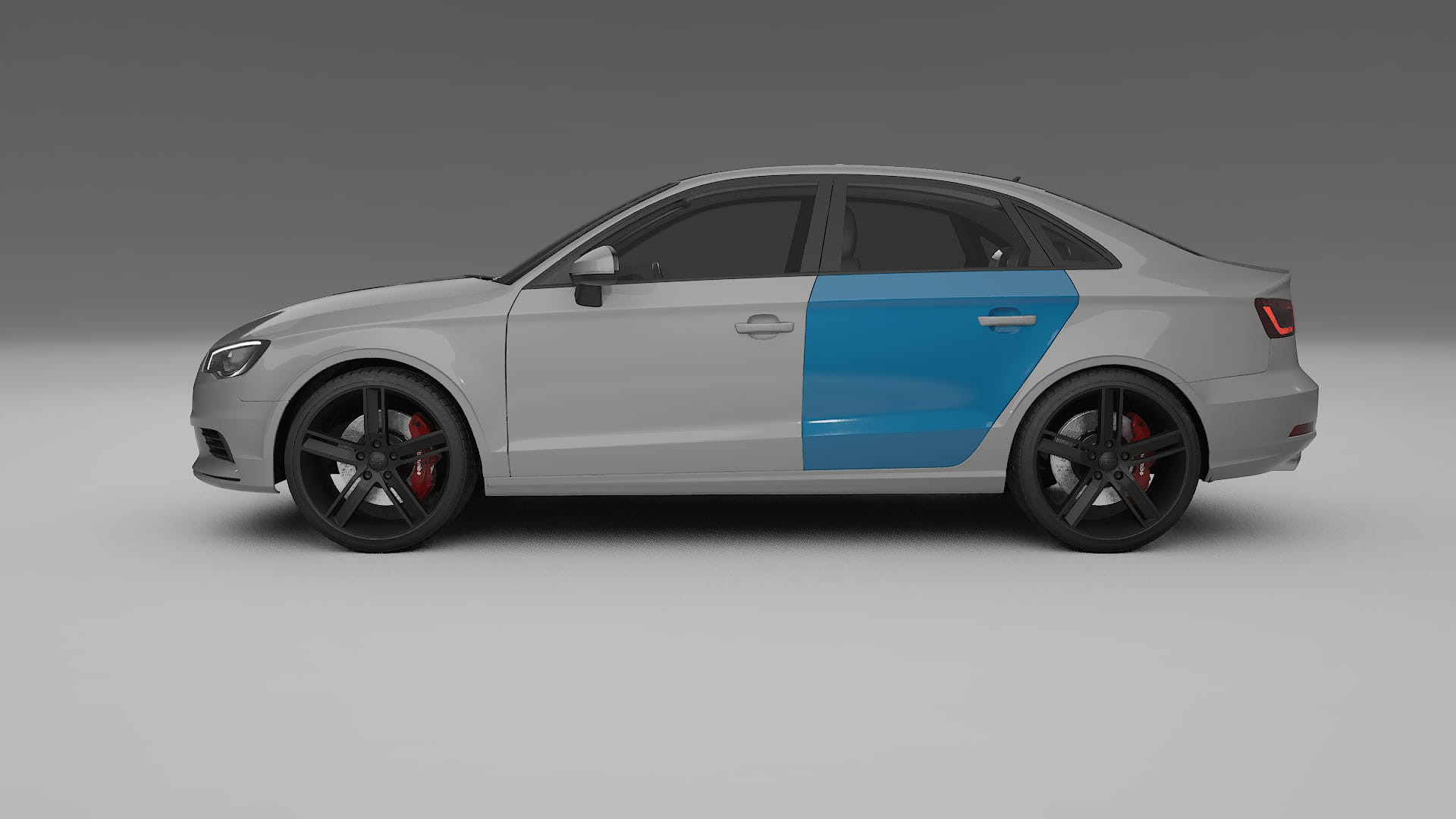 Audi A3 8V sedan prefacelift PPF Fólie | CrystalGuard Transparentní TPU PPF Kompletní Pre-cut Kit
