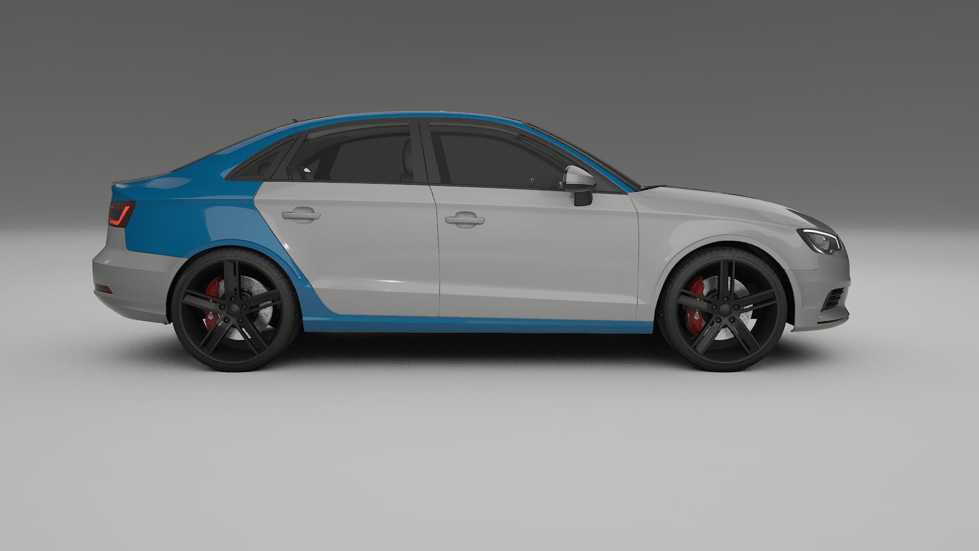 Audi A3 8V sedan prefacelift PPF Fólie | CrystalGuard Transparentní TPU PPF Kompletní Pre-cut Kit