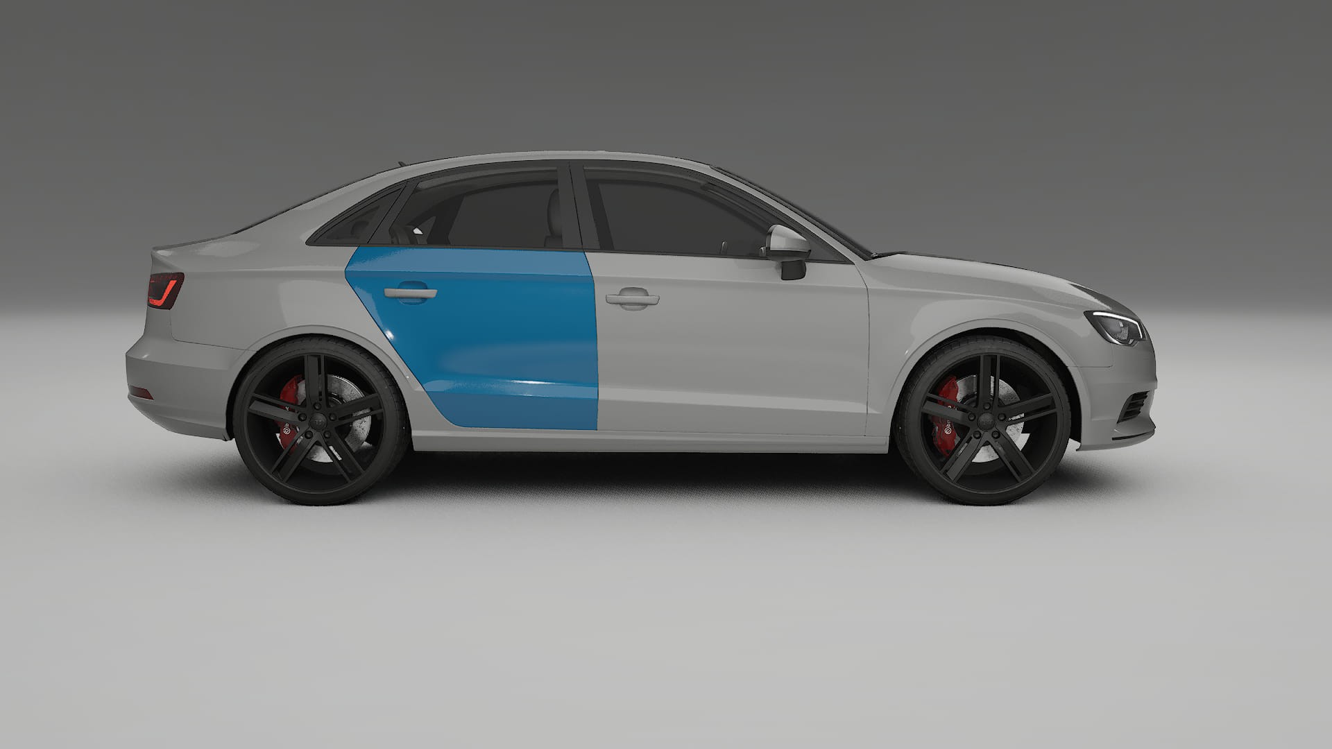 Audi A3 8V sedan prefacelift PPF Fólie | CrystalGuard Transparentní TPU PPF Kompletní Pre-cut Kit