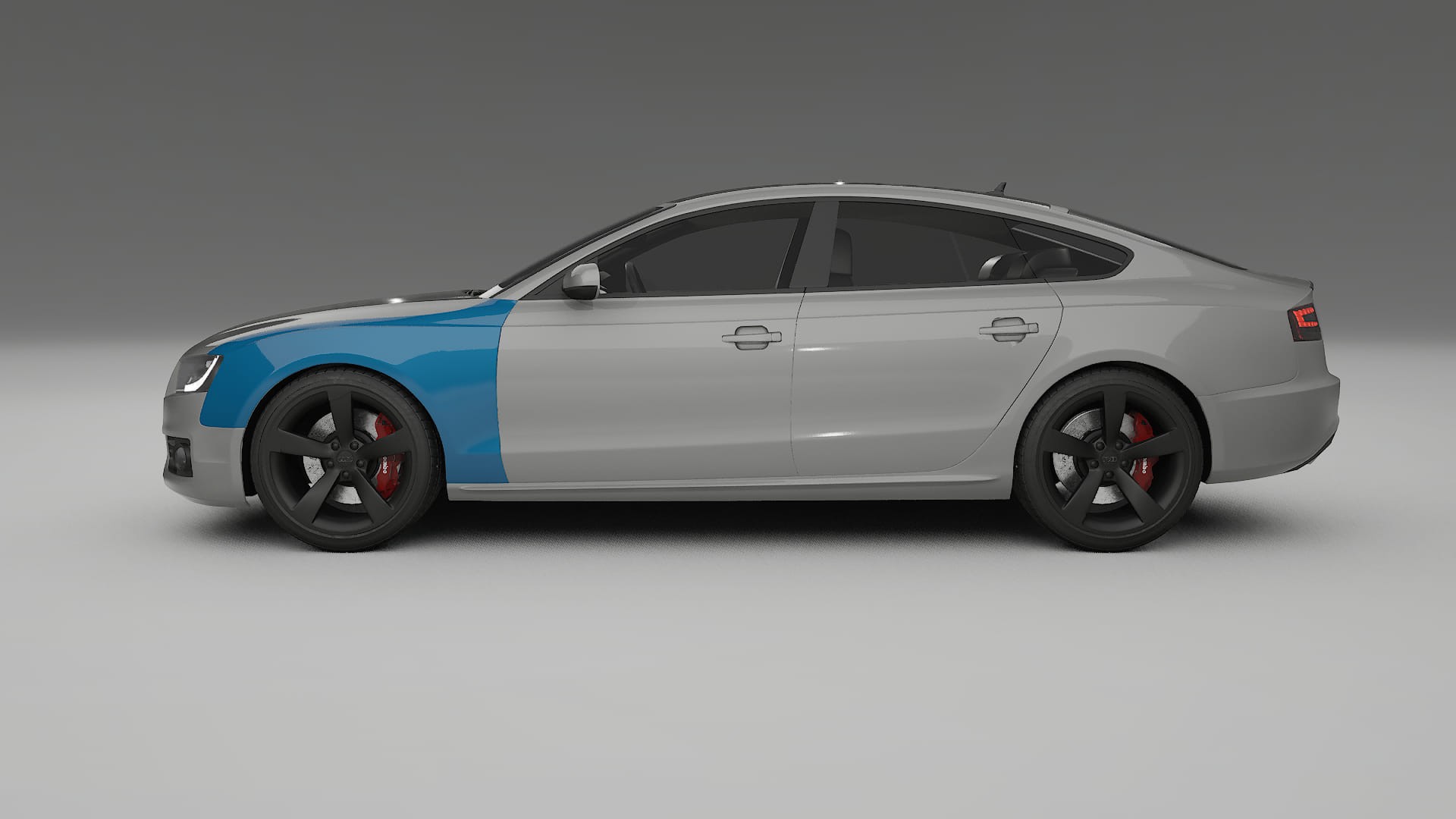 Audi A5 8T Sportback prefacelift PPF Fólie | CrystalGuard Transparentní TPU PPF Kompletní Pre-cut Kit
