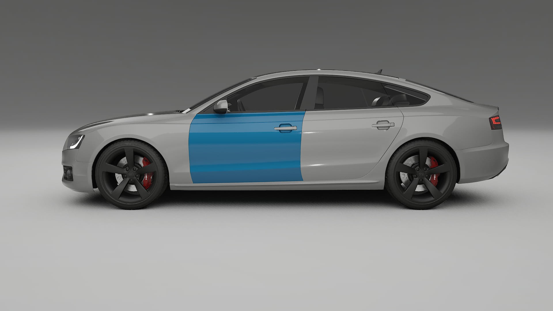 Audi A5 8T Sportback prefacelift PPF Fólie | CrystalGuard Transparentní TPU PPF Kompletní Pre-cut Kit