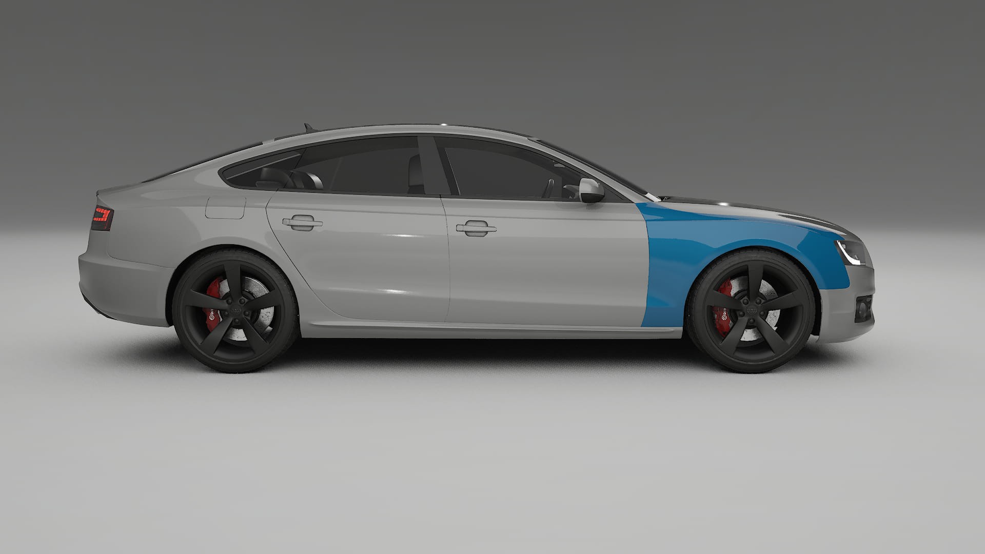 Audi A5 8T Sportback prefacelift PPF Fólie | CrystalGuard Transparentní TPU PPF Kompletní Pre-cut Kit