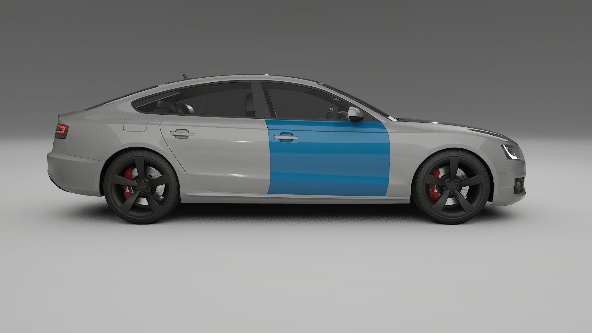 Audi A5 8T Sportback prefacelift PPF Fólie | CrystalGuard Transparentní TPU PPF Kompletní Pre-cut Kit