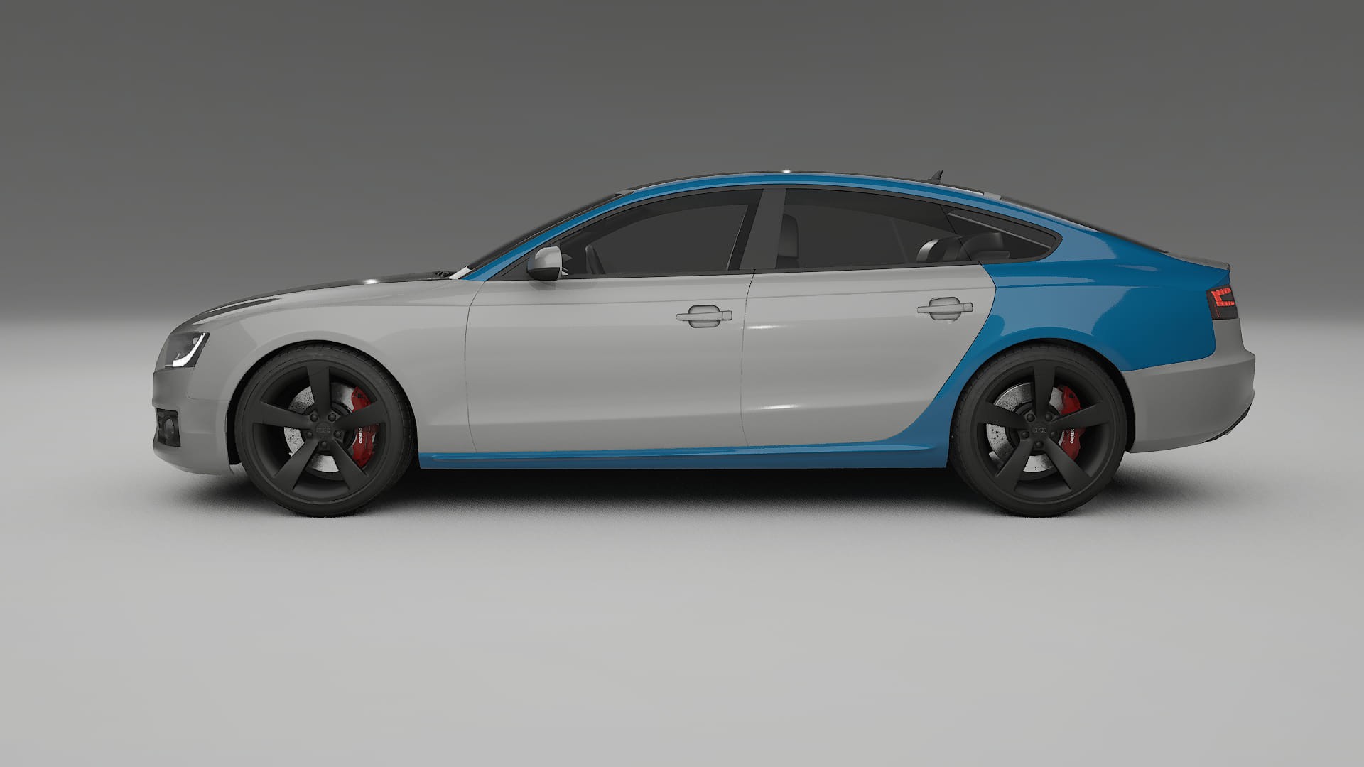 Audi A5 8T Sportback prefacelift PPF Fólie | CrystalGuard Transparentní TPU PPF Kompletní Pre-cut Kit