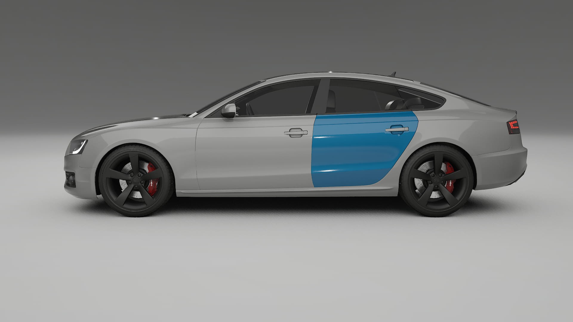 Audi A5 8T Sportback prefacelift PPF Fólie | CrystalGuard Transparentní TPU PPF Kompletní Pre-cut Kit