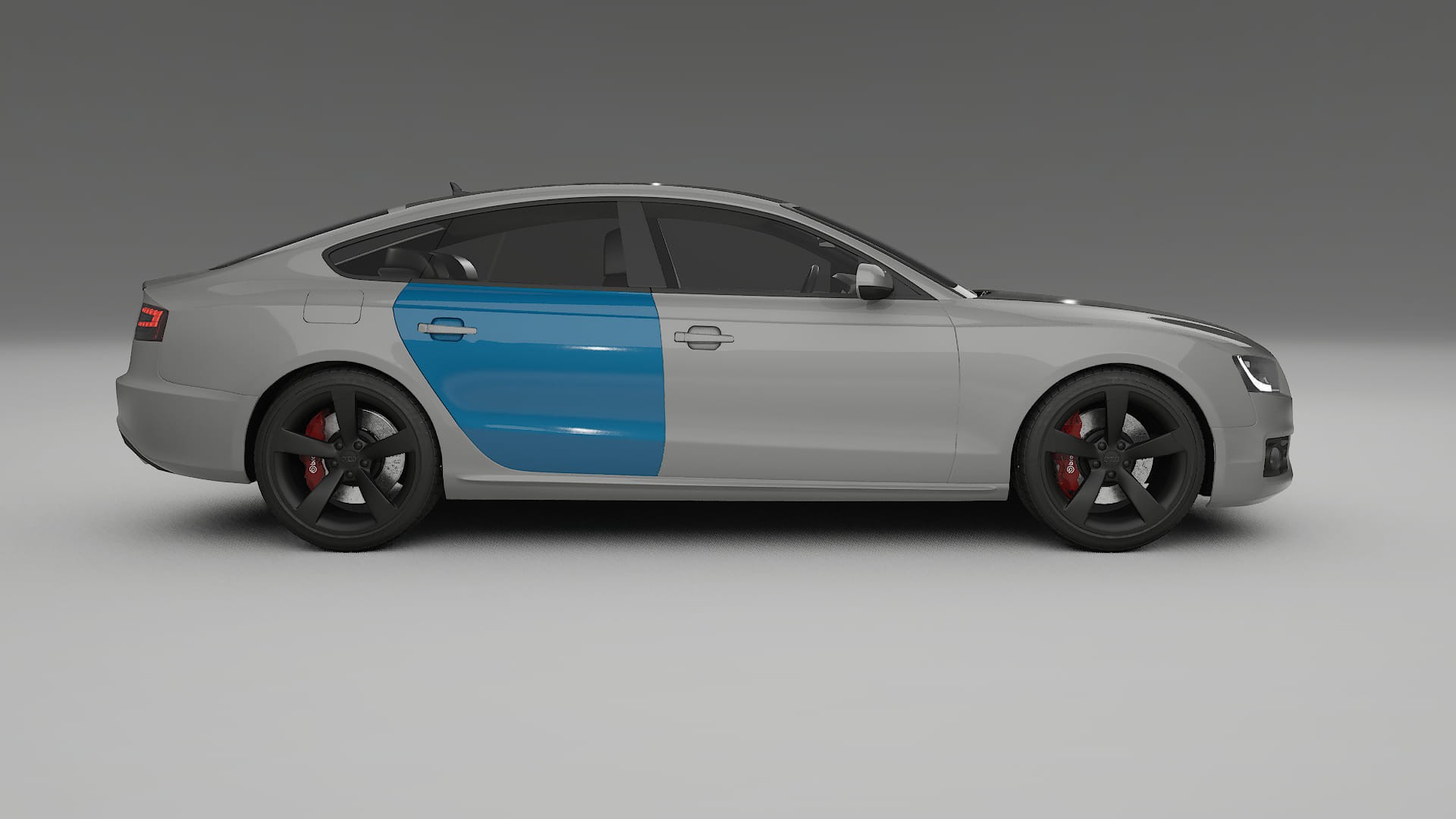 Audi A5 8T Sportback prefacelift PPF Fólie | CrystalGuard Transparentní TPU PPF Kompletní Pre-cut Kit