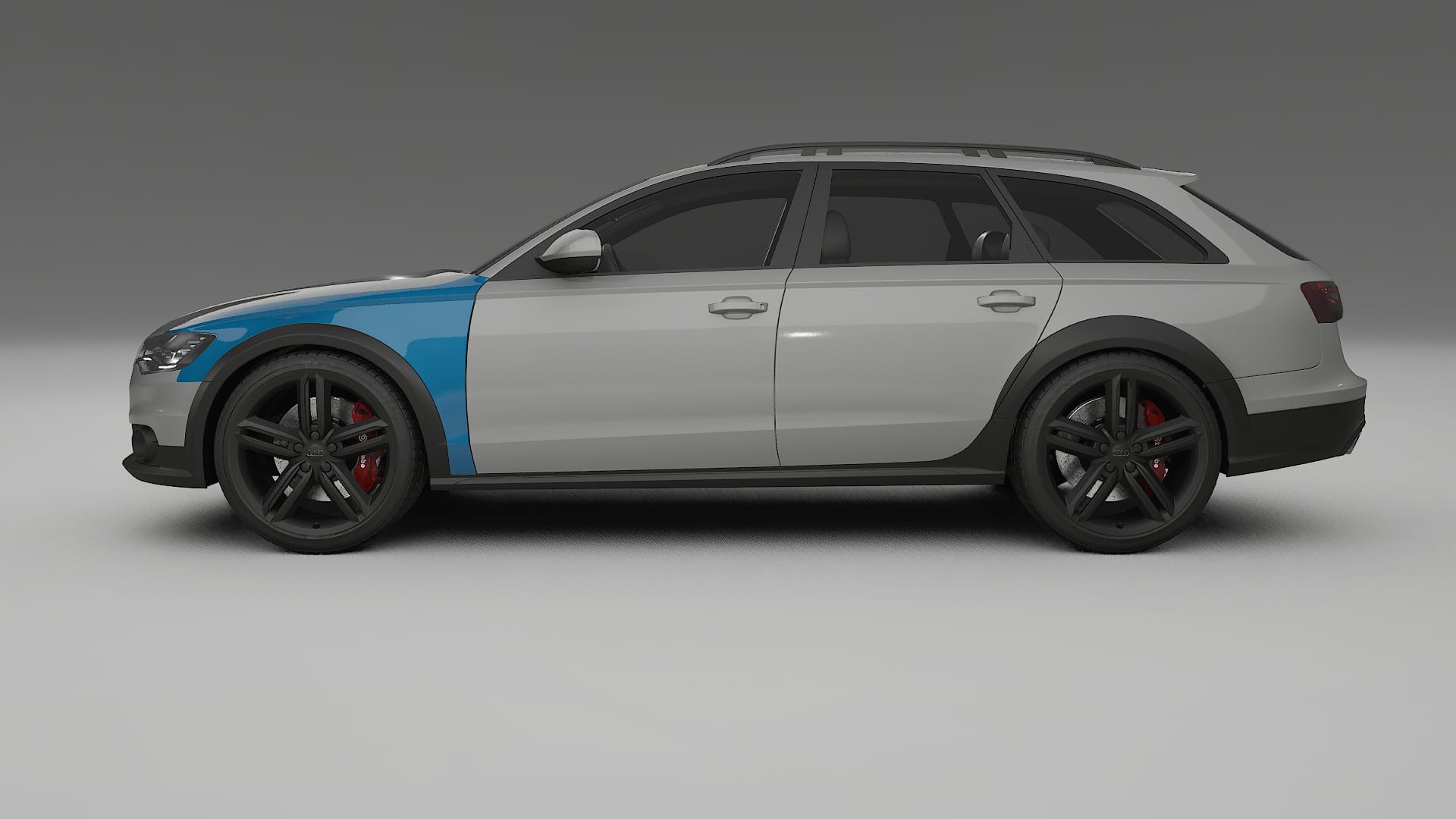 Audi A6 Allroad C7 prefacelift PPF Fólie | CrystalGuard Transparentní TPU PPF Kompletní Pre-cut Kit