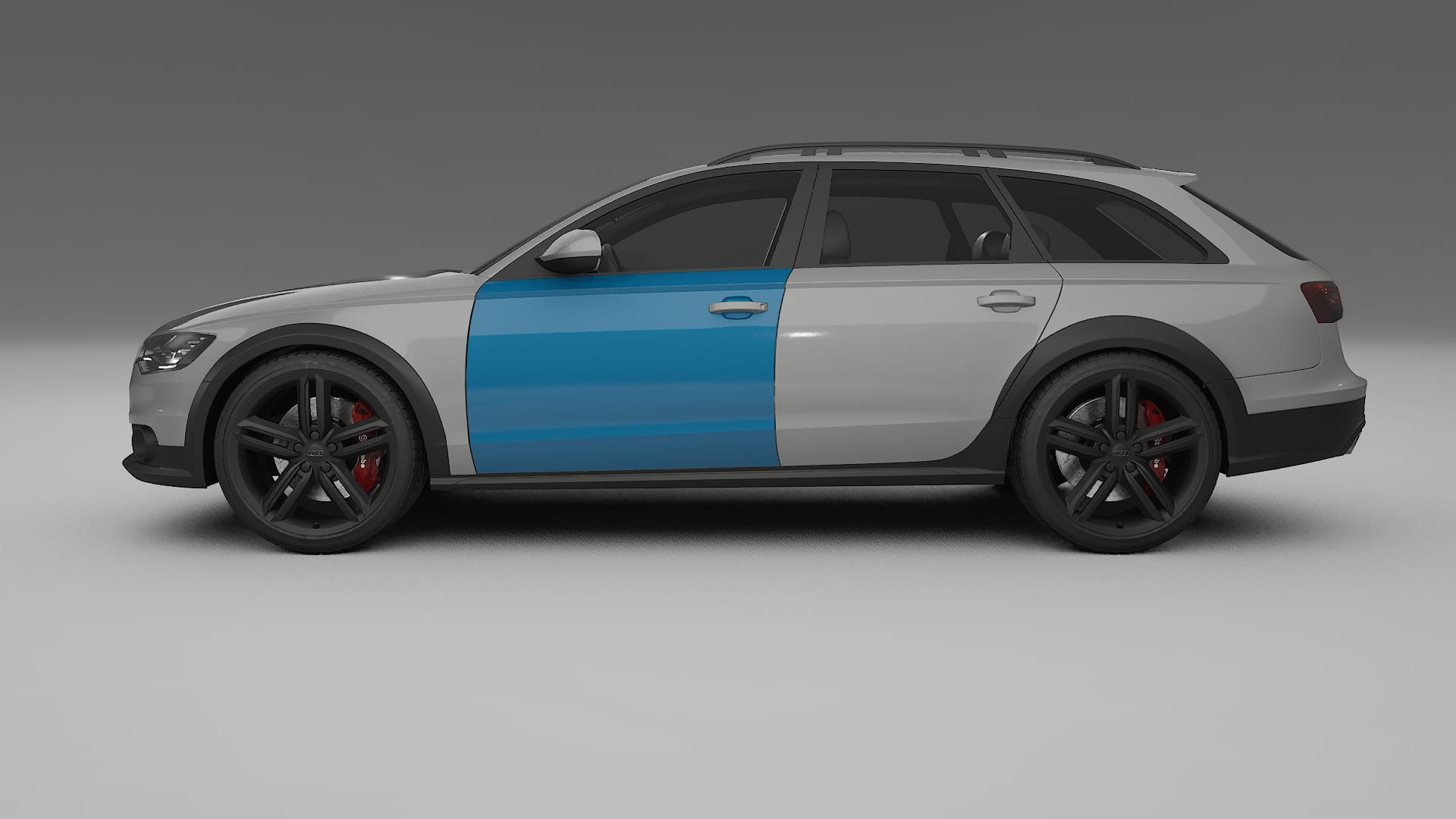 Audi A6 Allroad C7 prefacelift PPF Fólie | CrystalGuard Transparentní TPU PPF Kompletní Pre-cut Kit