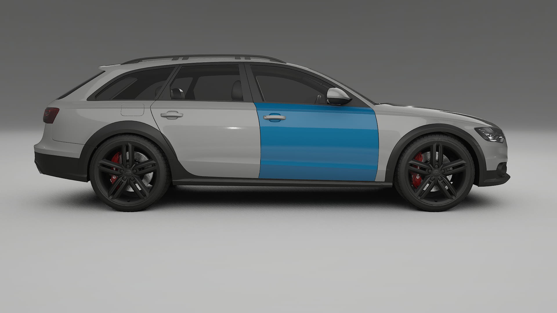 Audi A6 Allroad C7 prefacelift PPF Fólie | CrystalGuard Transparentní TPU PPF Kompletní Pre-cut Kit