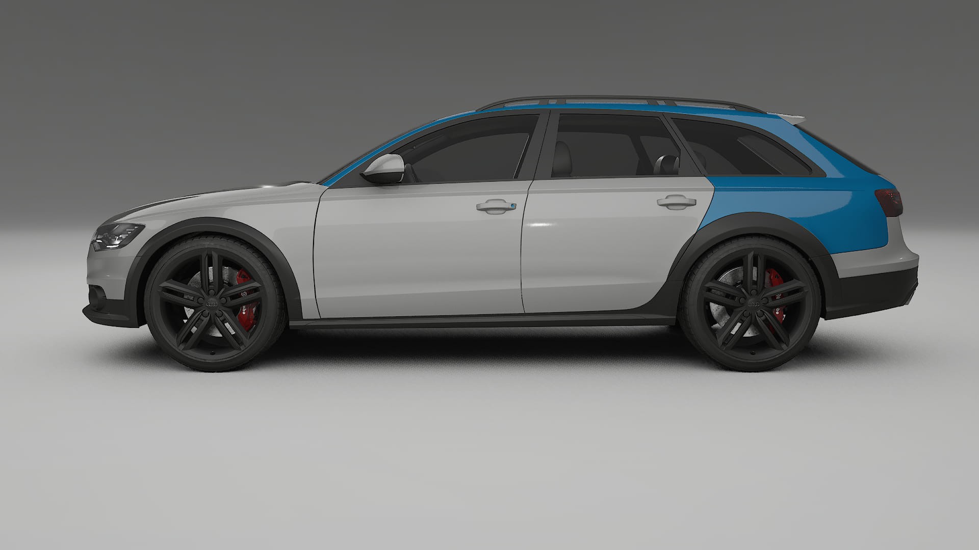 Audi A6 Allroad C7 prefacelift PPF Fólie | CrystalGuard Transparentní TPU PPF Kompletní Pre-cut Kit