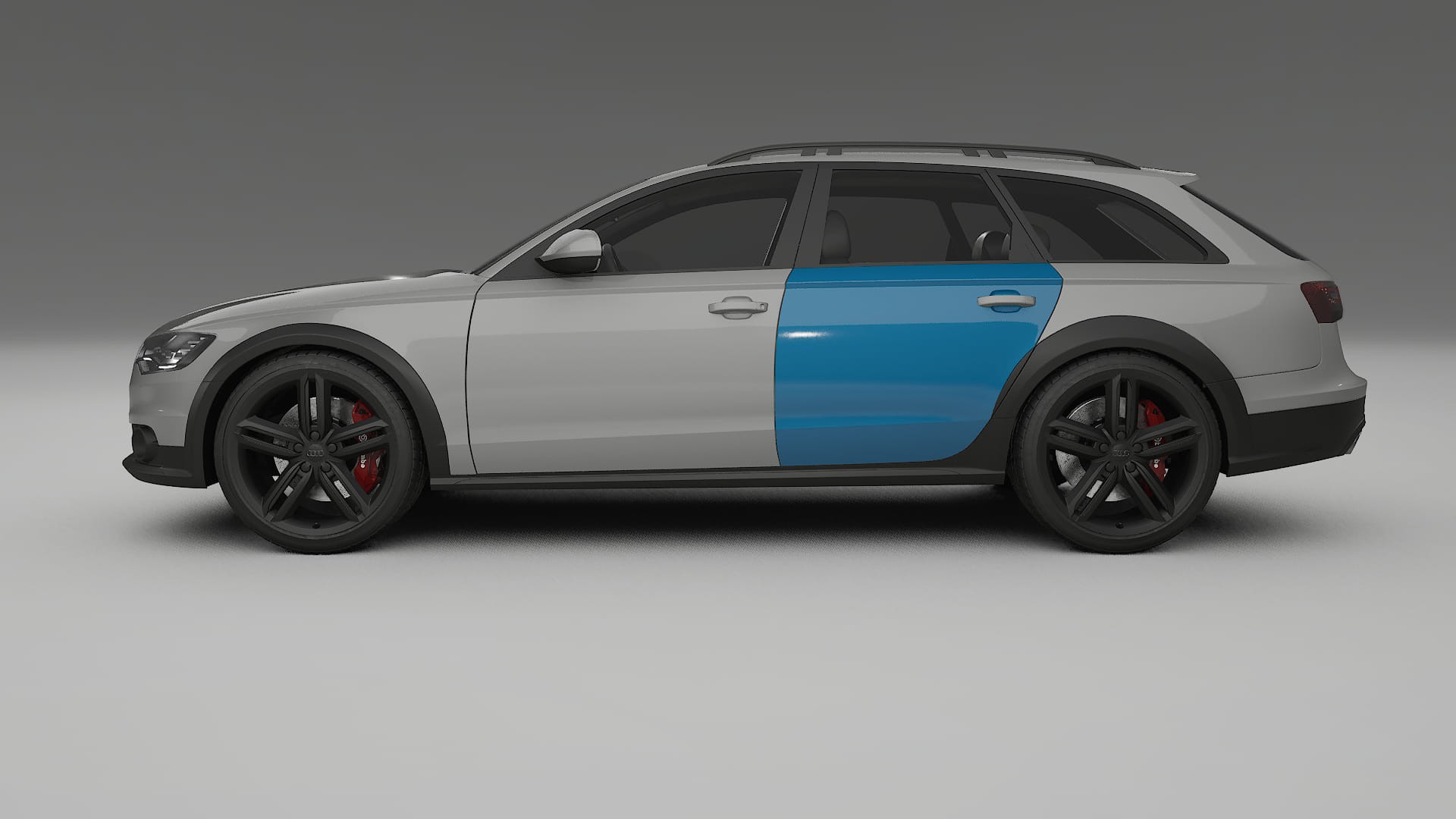 Audi A6 Allroad C7 prefacelift PPF Fólie | CrystalGuard Transparentní TPU PPF Kompletní Pre-cut Kit