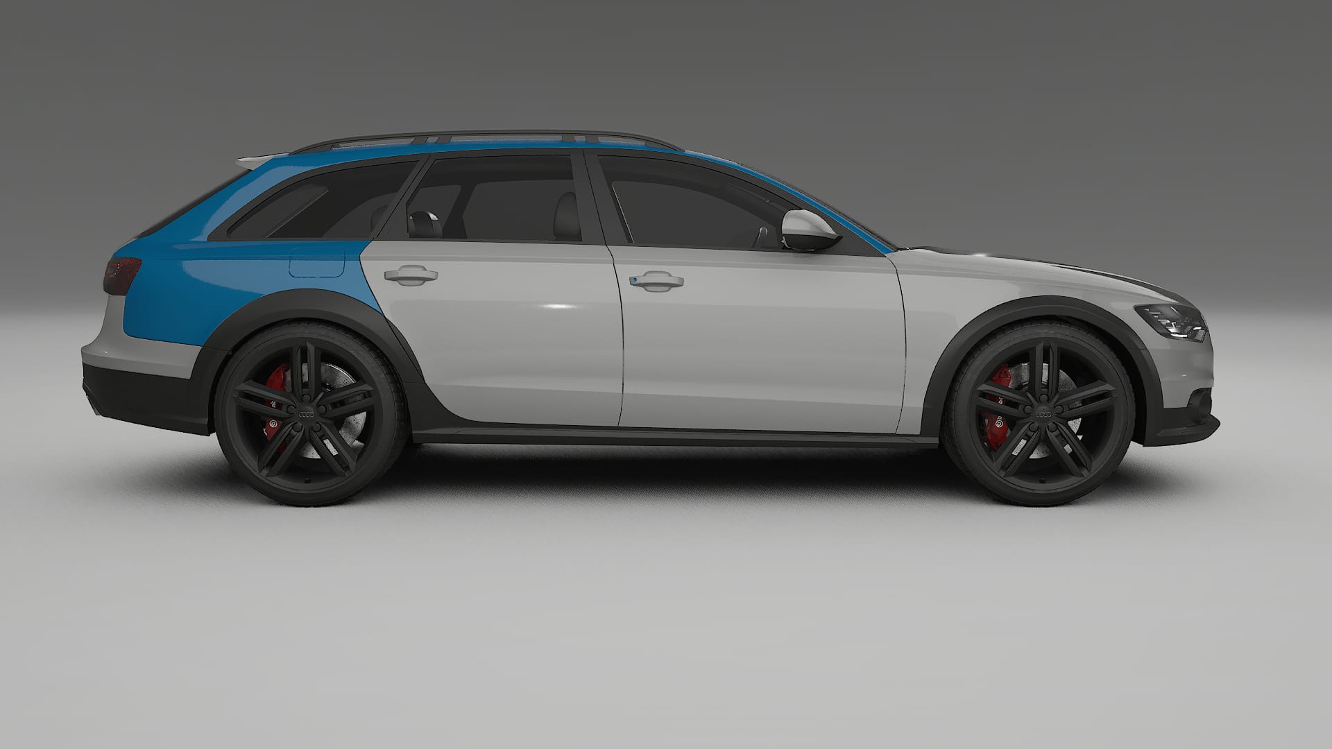 Audi A6 Allroad C7 prefacelift PPF Fólie | CrystalGuard Transparentní TPU PPF Kompletní Pre-cut Kit