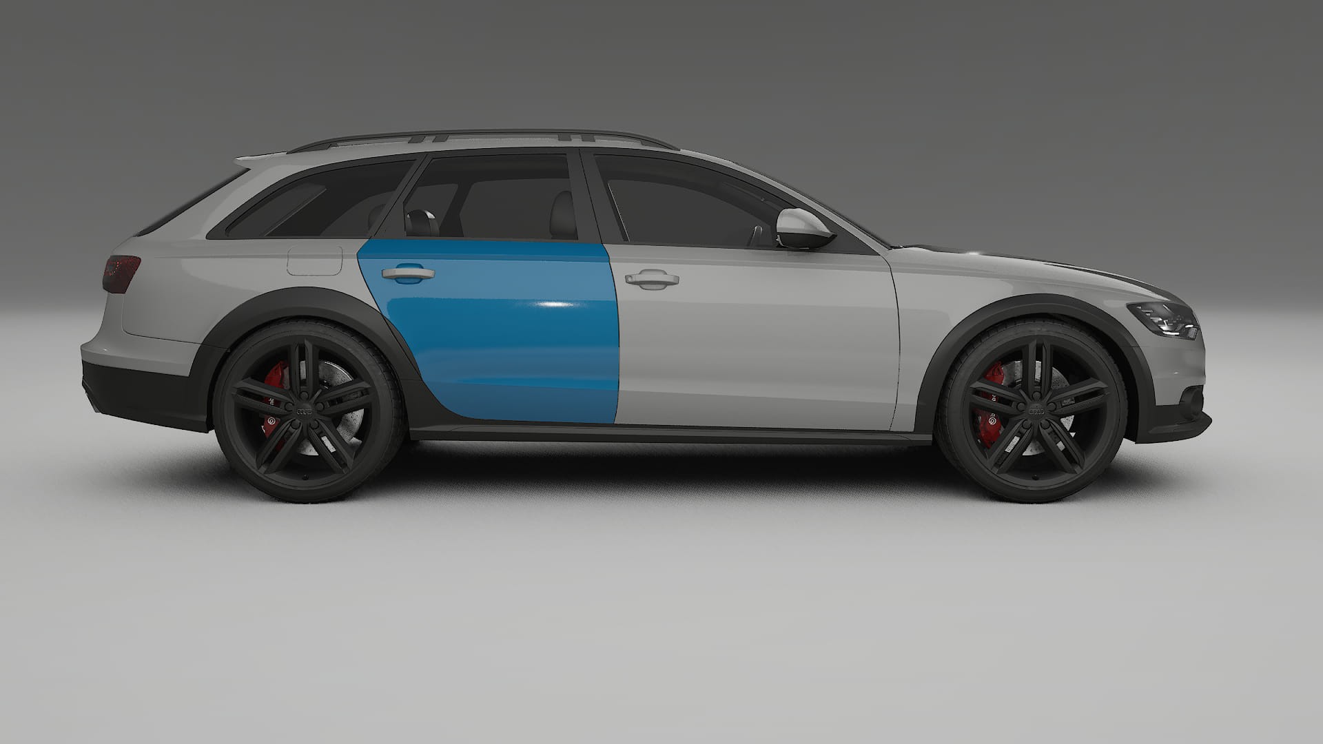 Audi A6 Allroad C7 prefacelift PPF Fólie | CrystalGuard Transparentní TPU PPF Kompletní Pre-cut Kit