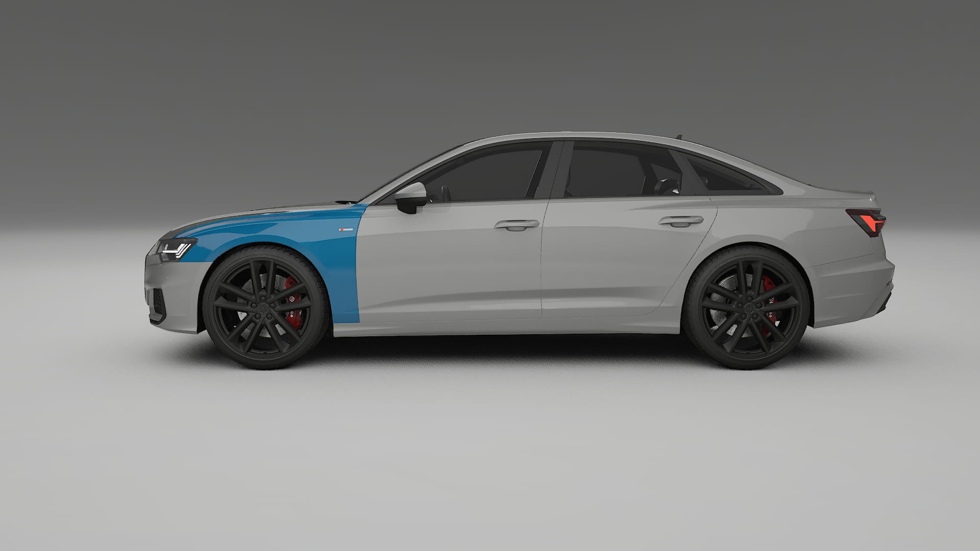 Audi A6 S-Line C8 PPF Fólie | CrystalGuard Transparentní TPU PPF Kompletní Pre-cut Kit