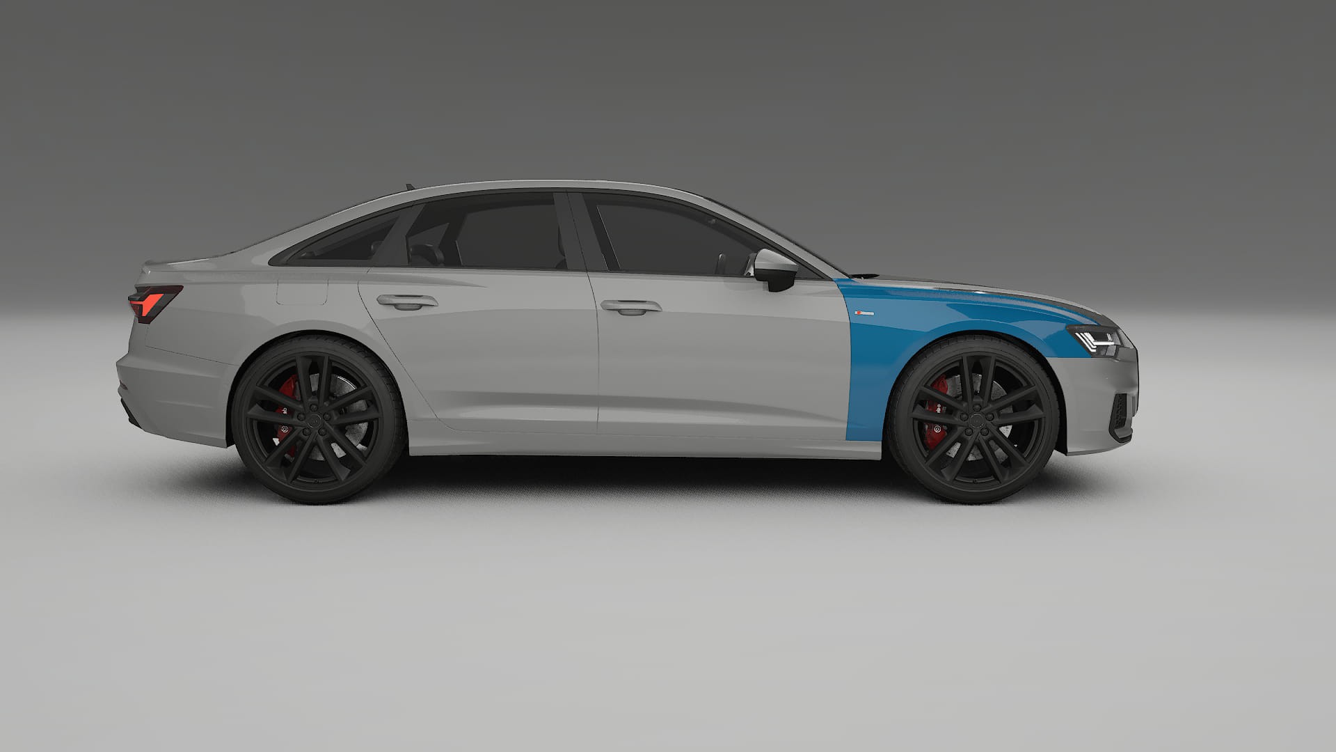 Audi A6 S-Line C8 PPF Fólie | CrystalGuard Transparentní TPU PPF Kompletní Pre-cut Kit