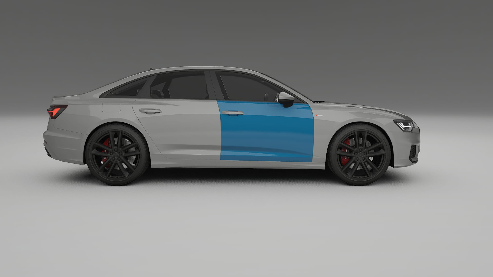 Audi A6 S-Line C8 PPF Fólie | CrystalGuard Transparentní TPU PPF Kompletní Pre-cut Kit