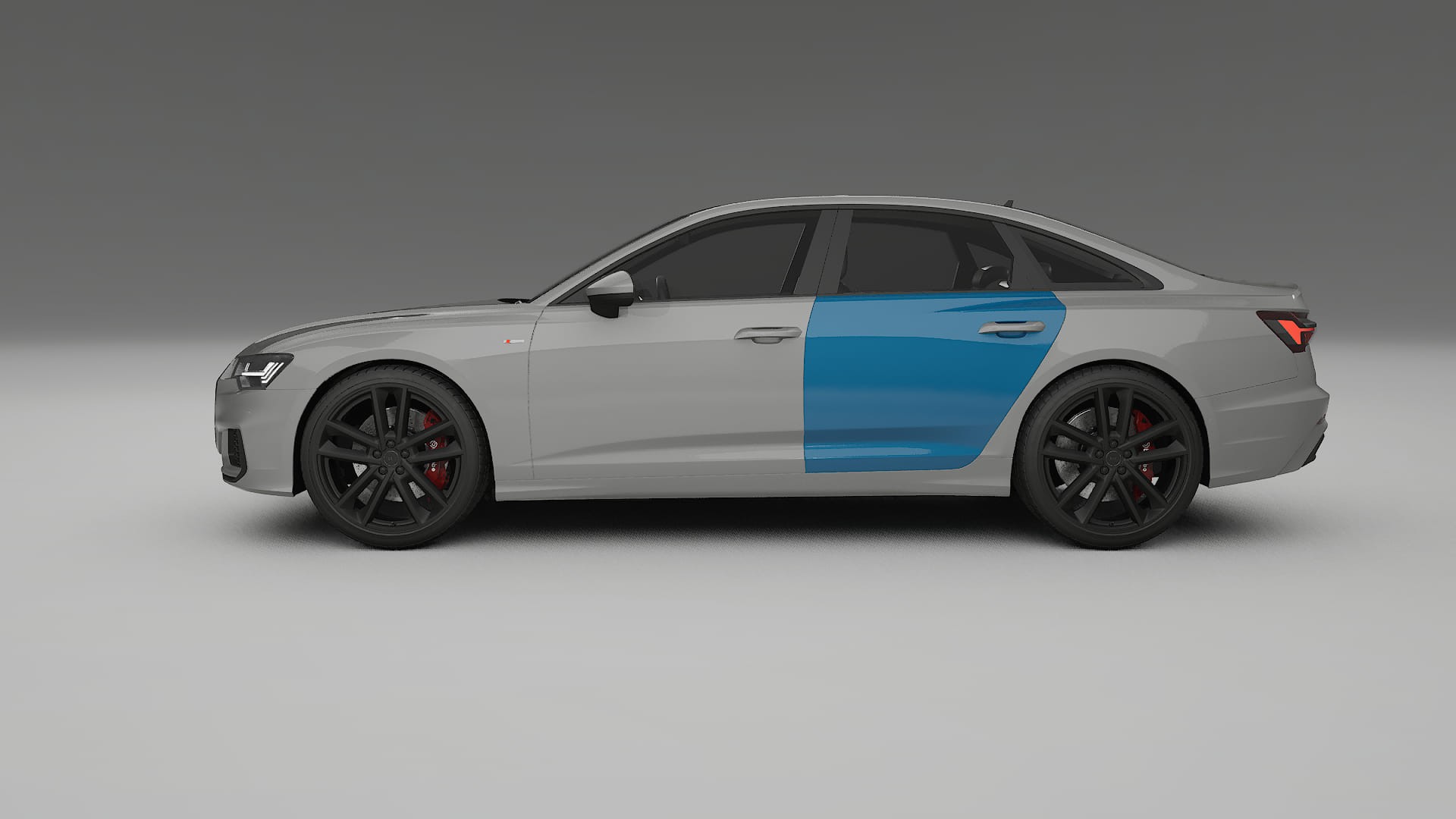 Audi A6 S-Line C8 PPF Fólie | CrystalGuard Transparentní TPU PPF Kompletní Pre-cut Kit