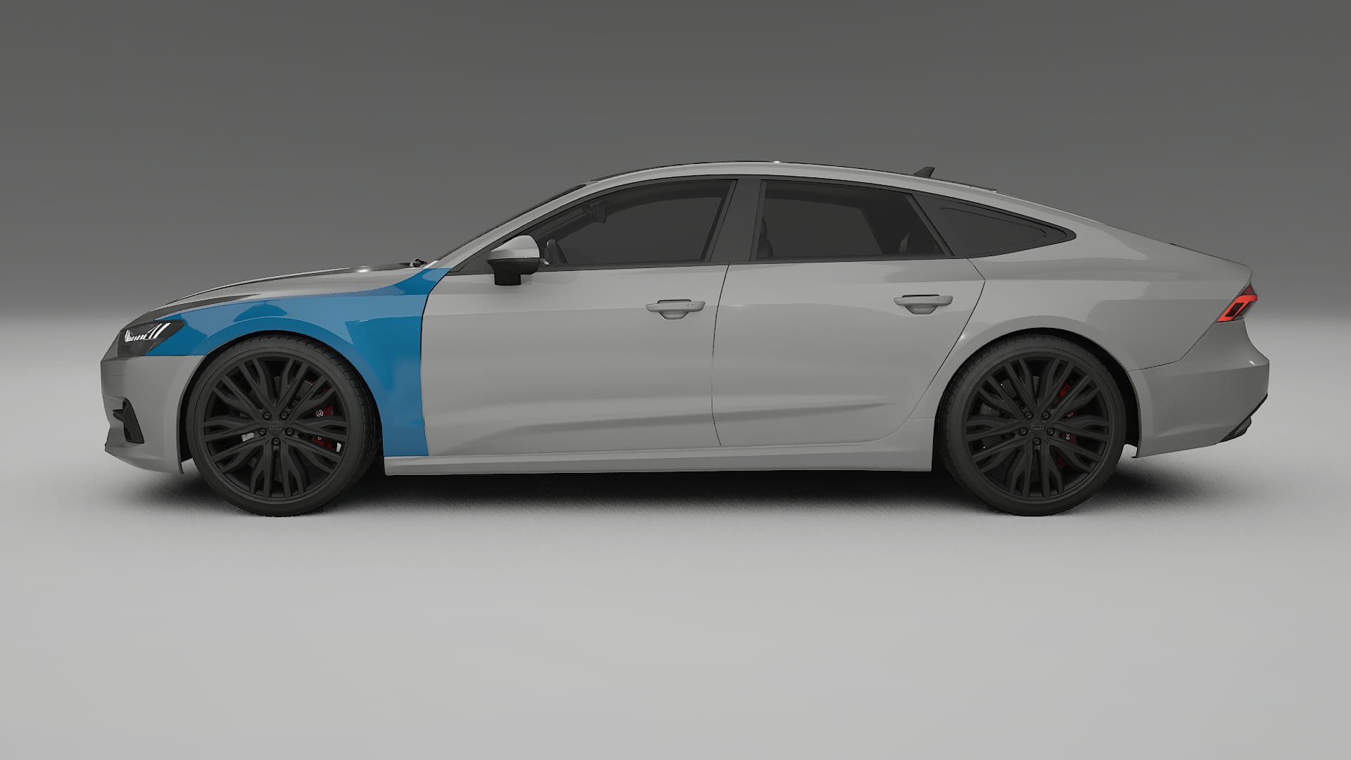 Audi A7 C8 Sportback prefacelift PPF Fólie | CrystalGuard Transparentní TPU PPF Kompletní Pre-cut Kit
