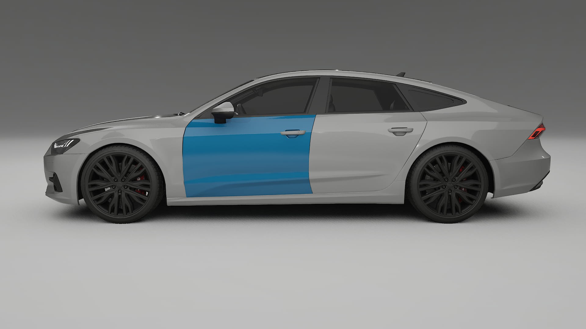 Audi A7 C8 Sportback prefacelift PPF Fólie | CrystalGuard Transparentní TPU PPF Kompletní Pre-cut Kit