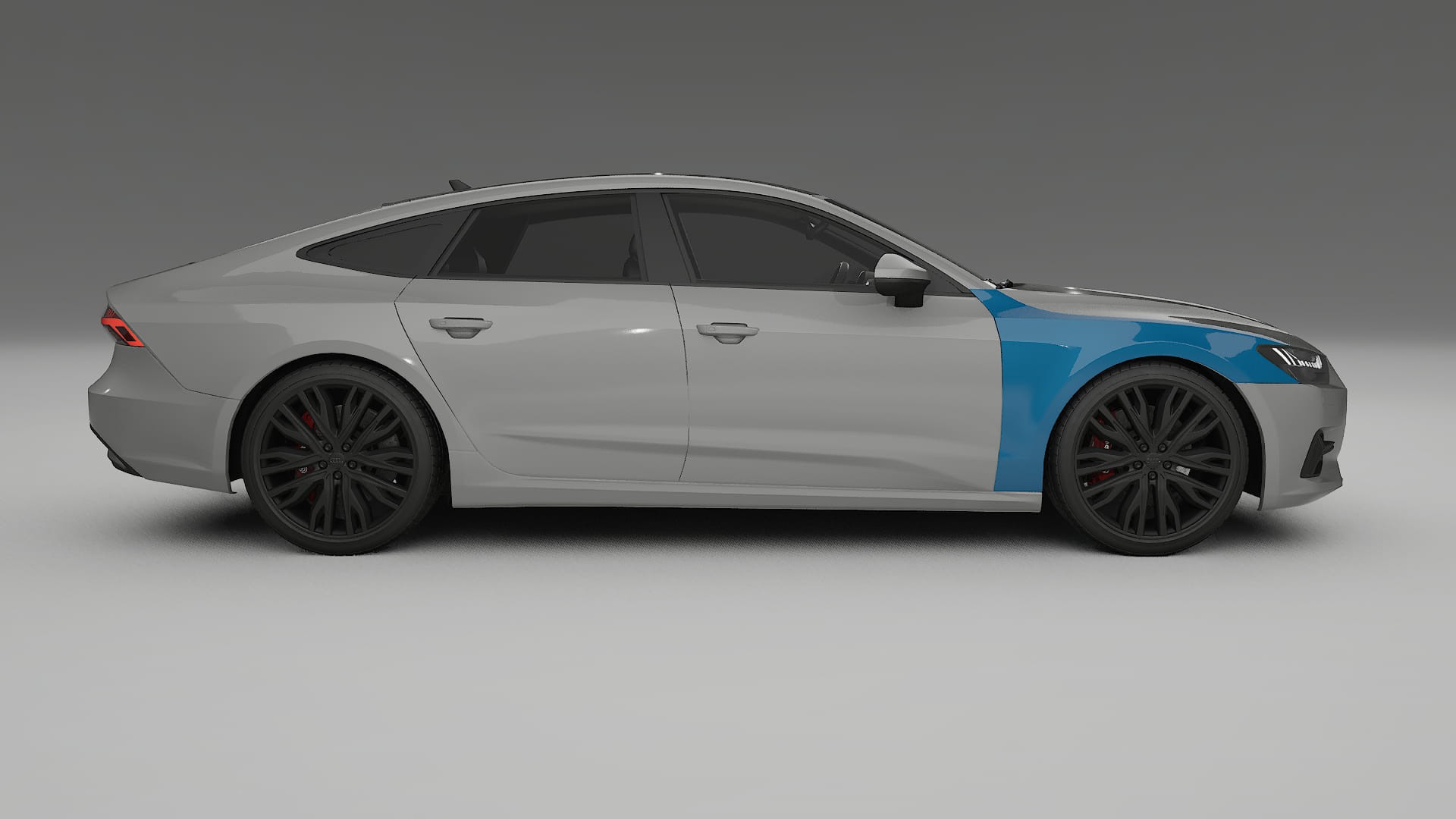 Audi A7 C8 Sportback prefacelift PPF Fólie | CrystalGuard Transparentní TPU PPF Kompletní Pre-cut Kit