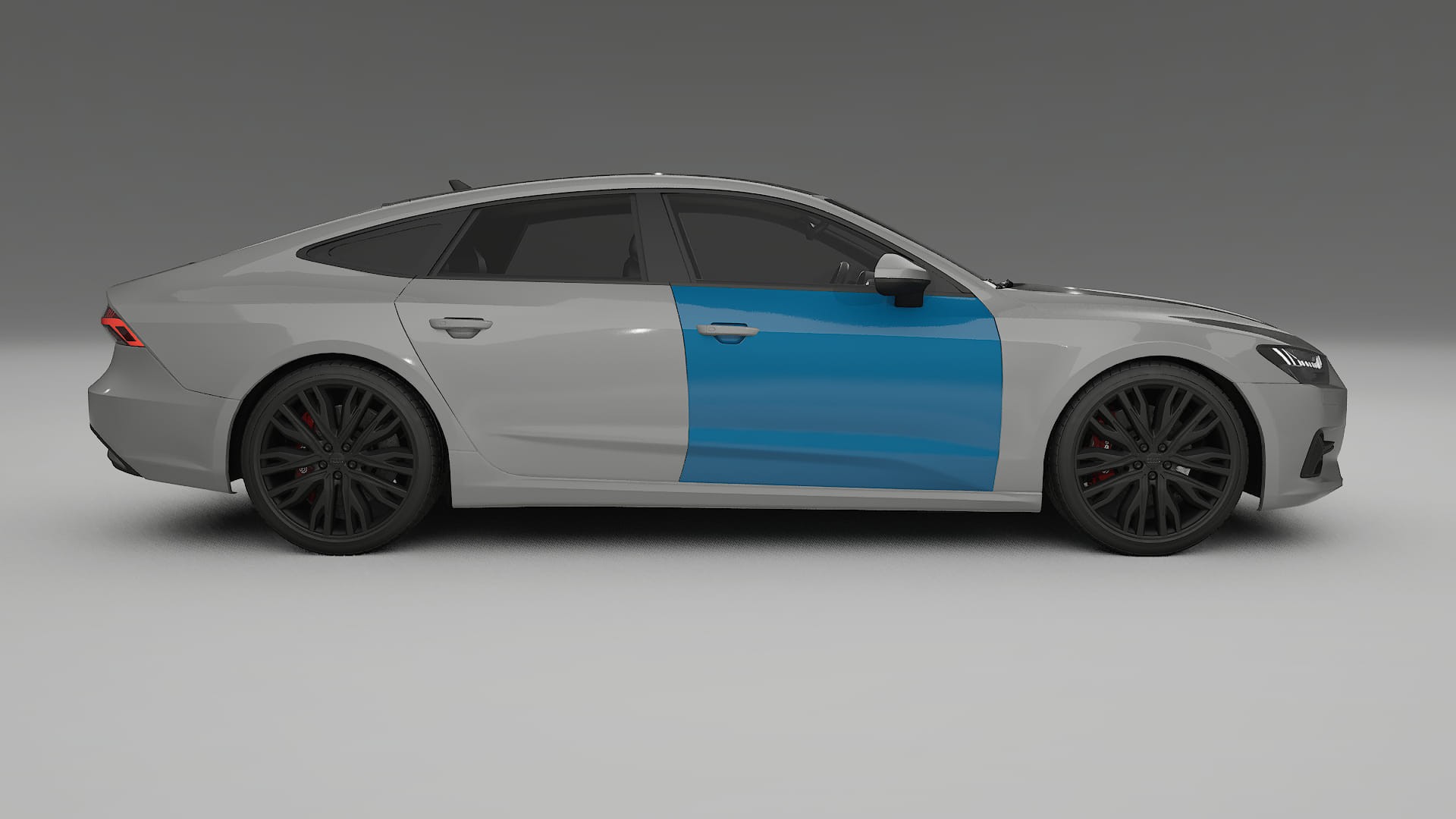 Audi A7 C8 Sportback prefacelift PPF Fólie | CrystalGuard Transparentní TPU PPF Kompletní Pre-cut Kit
