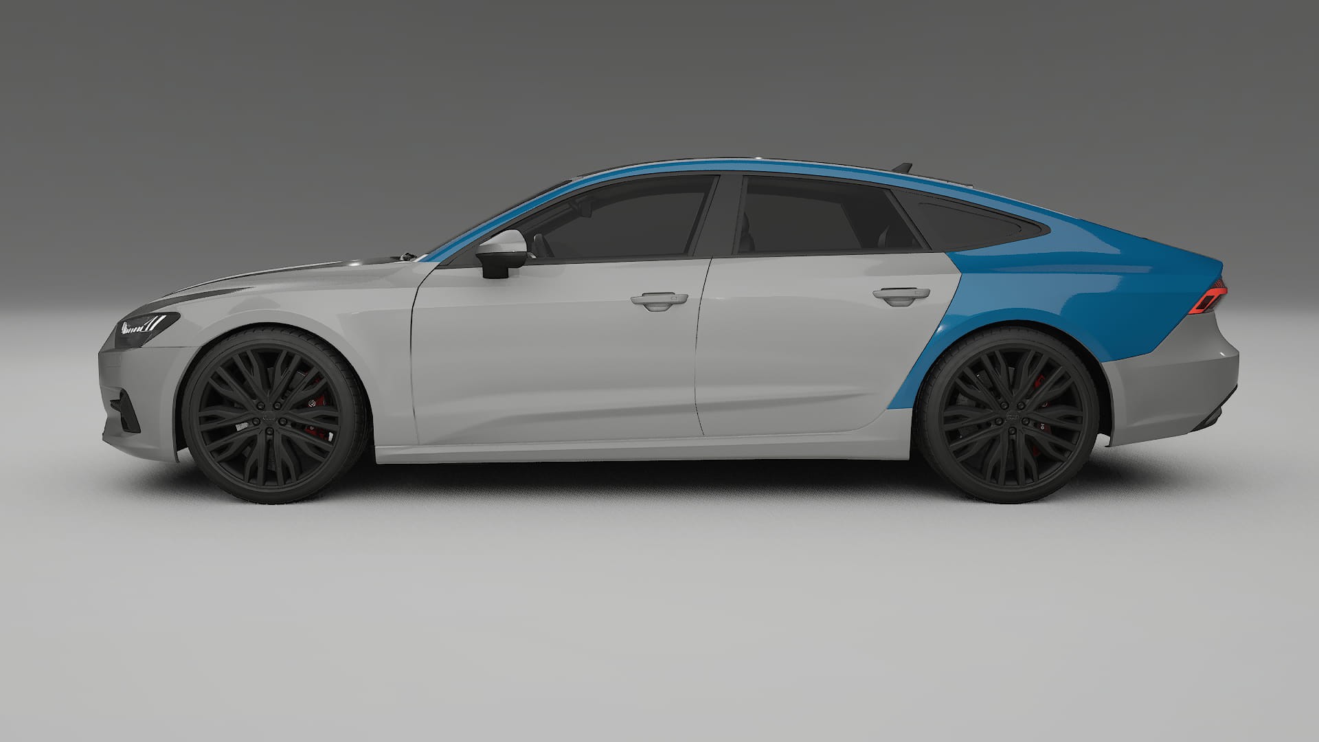 Audi A7 C8 Sportback prefacelift PPF Fólie | CrystalGuard Transparentní TPU PPF Kompletní Pre-cut Kit