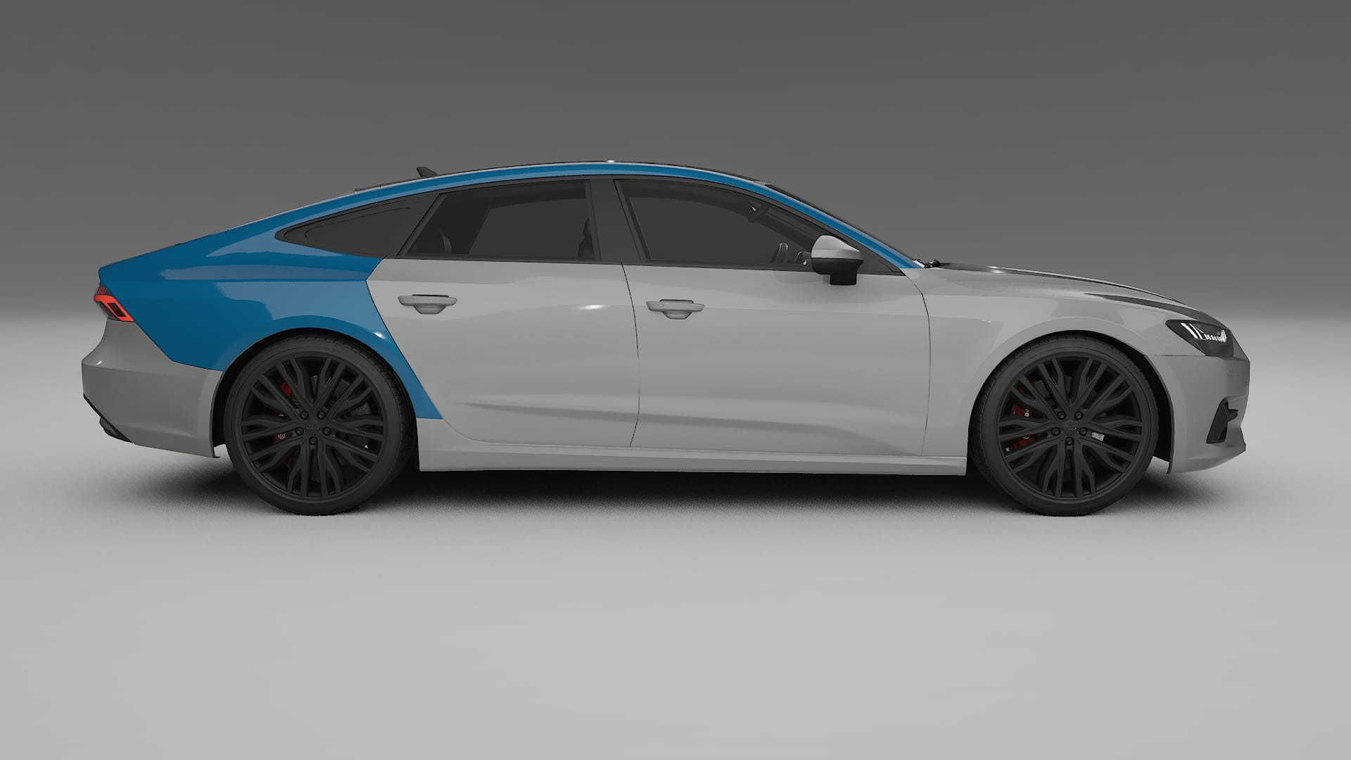 Audi A7 C8 Sportback prefacelift PPF Fólie | CrystalGuard Transparentní TPU PPF Kompletní Pre-cut Kit