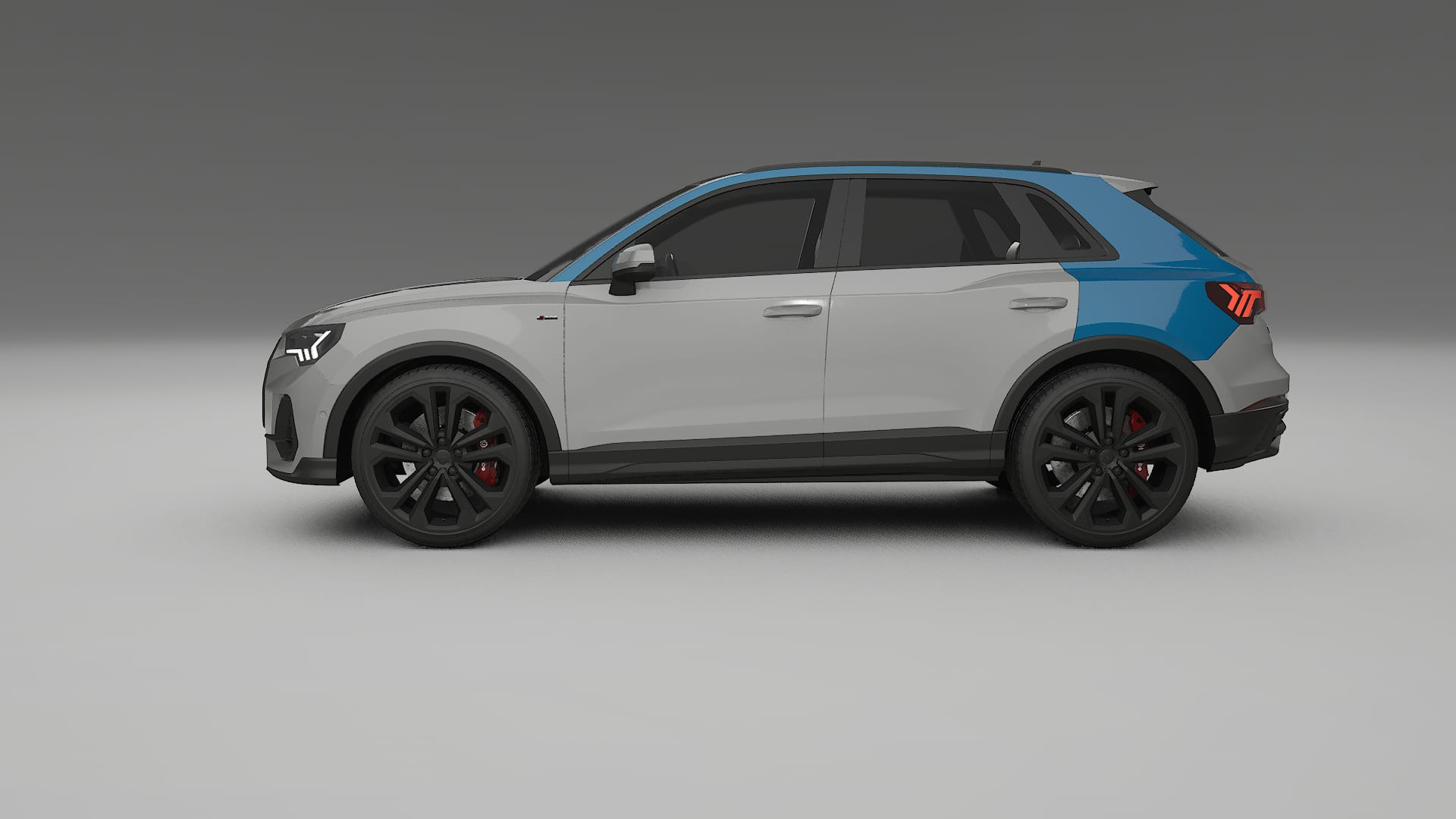 Audi Q3 S-Line F3 PPF Fólie | CrystalGuard Transparentní TPU PPF Kompletní Pre-cut Kit