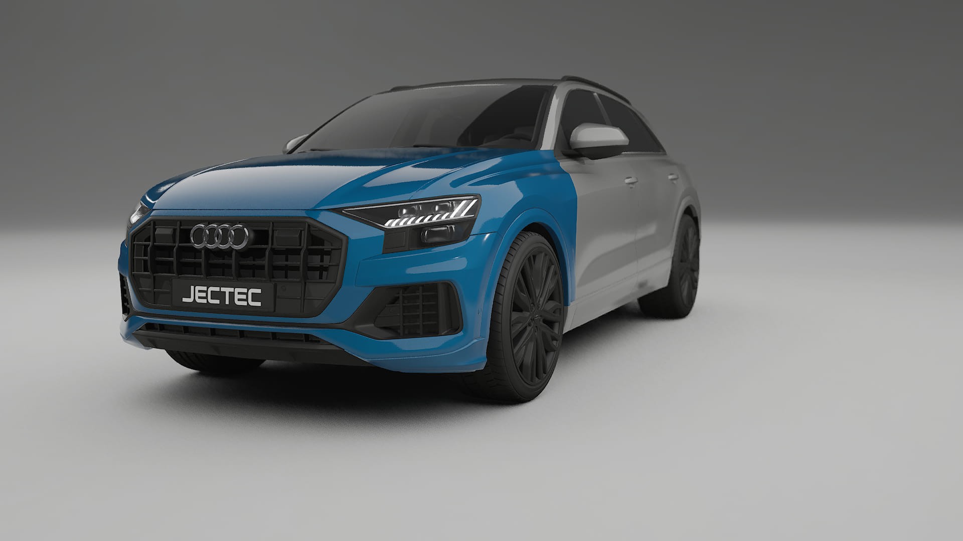 Audi Q8 F1 prefacelift PPF Fólie | CrystalGuard Transparentní TPU PPF Kompletní Pre-cut Kit