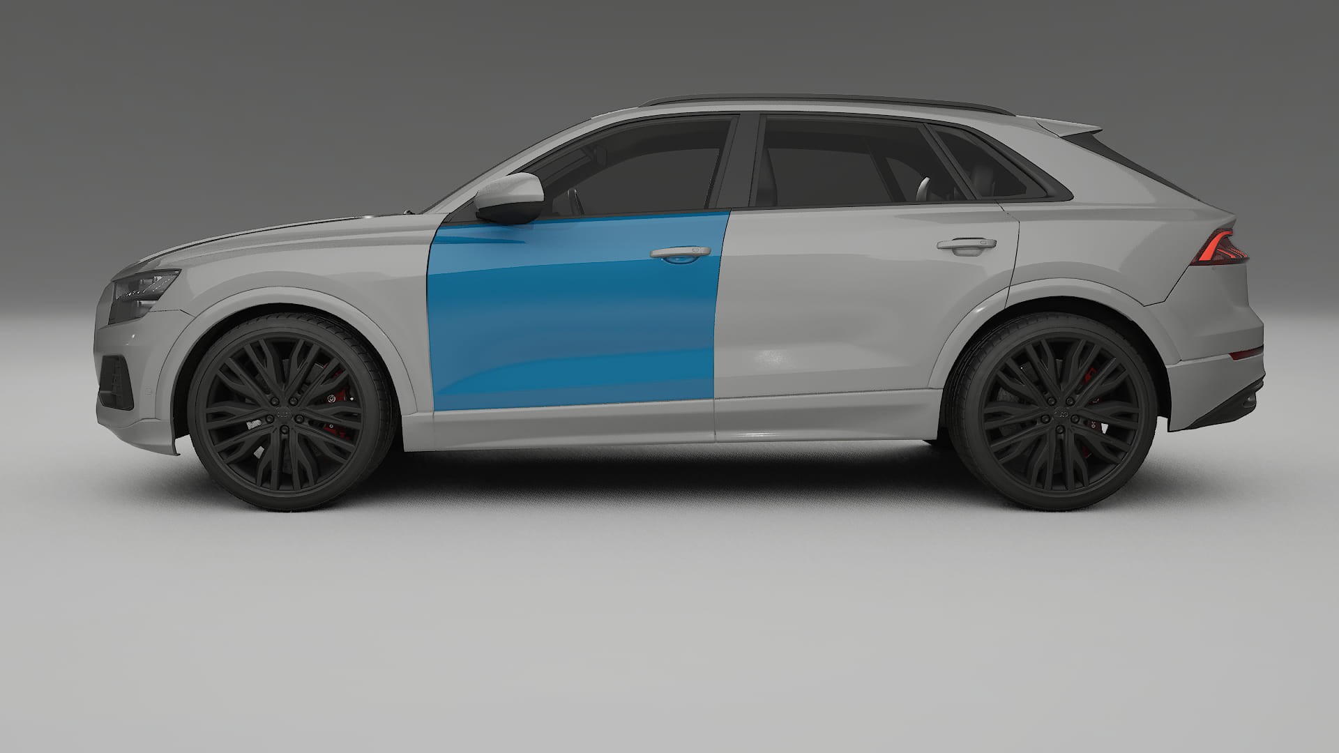 Audi Q8 F1 prefacelift PPF Fólie | CrystalGuard Transparentní TPU PPF Kompletní Pre-cut Kit