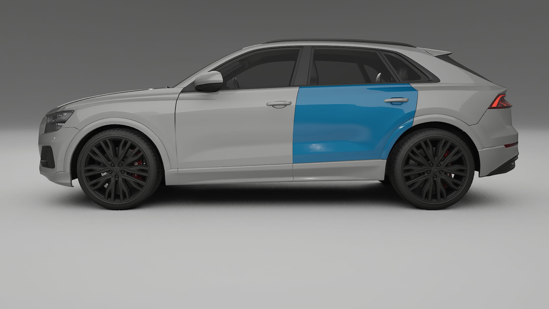 Audi Q8 F1 prefacelift PPF Fólie | CrystalGuard Transparentní TPU PPF Kompletní Pre-cut Kit