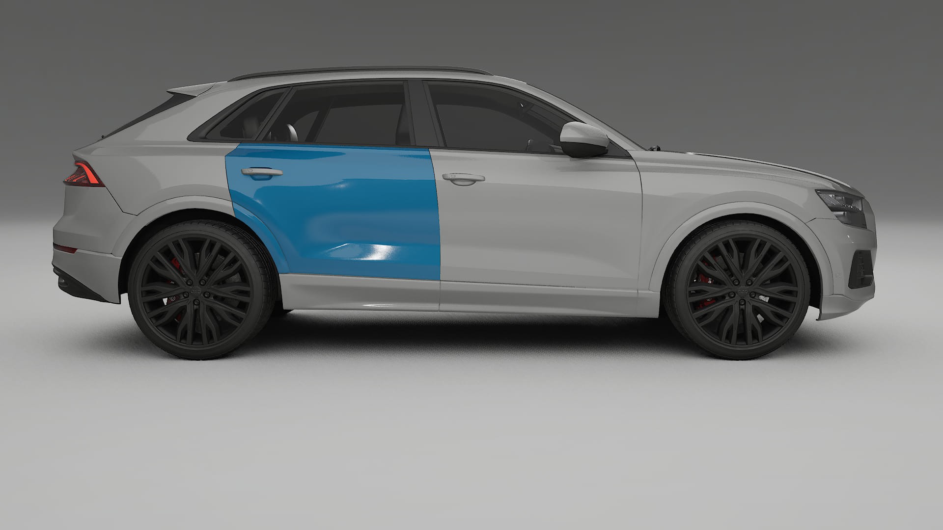 Audi Q8 F1 prefacelift PPF Fólie | CrystalGuard Transparentní TPU PPF Kompletní Pre-cut Kit