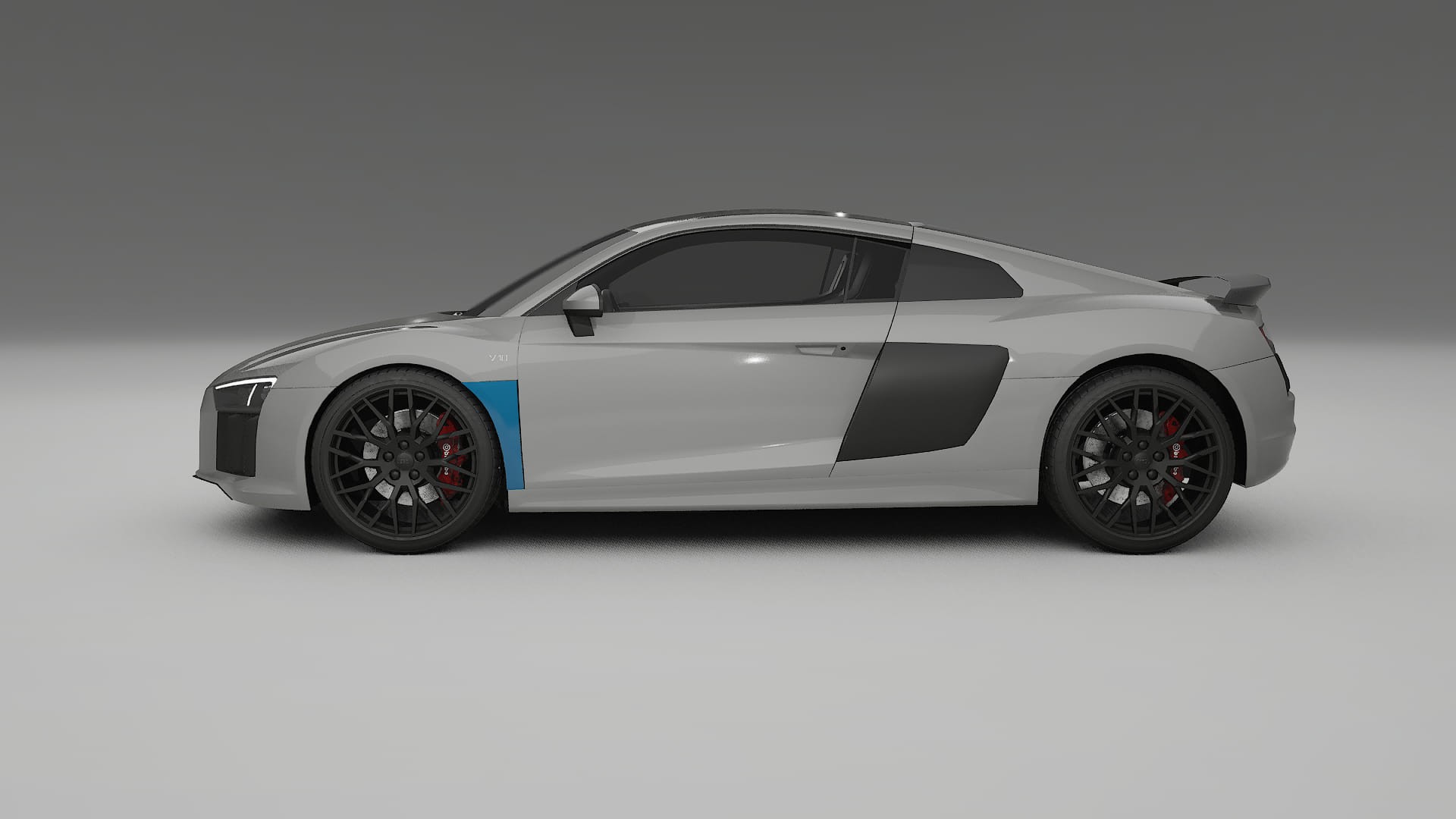 Audi R8 typ-4S prefacelift PPF Fólie | CrystalGuard Transparentní TPU PPF Kompletní Pre-cut Kit