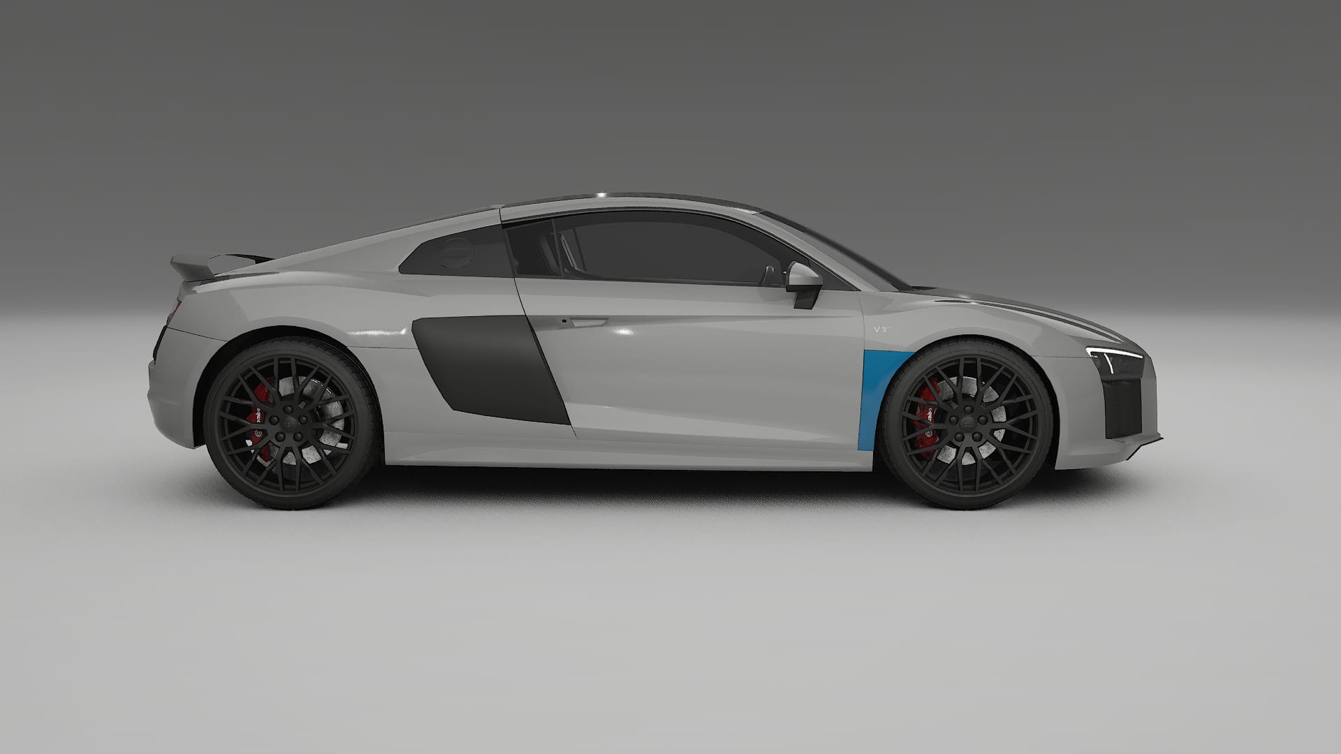 Audi R8 typ-4S prefacelift PPF Fólie | CrystalGuard Transparentní TPU PPF Kompletní Pre-cut Kit