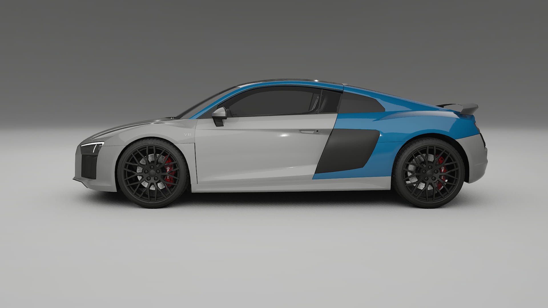 Audi R8 typ-4S prefacelift PPF Fólie | CrystalGuard Transparentní TPU PPF Kompletní Pre-cut Kit