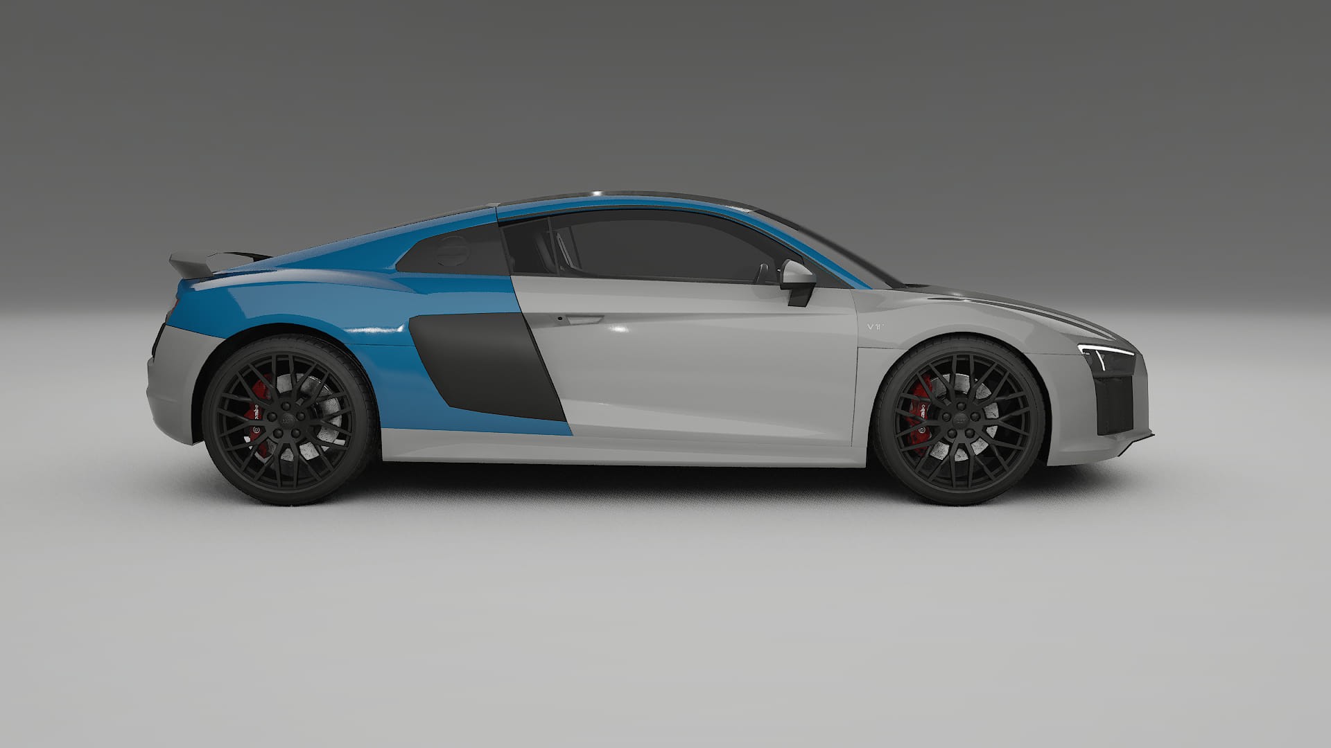 Audi R8 typ-4S prefacelift PPF Fólie | CrystalGuard Transparentní TPU PPF Kompletní Pre-cut Kit
