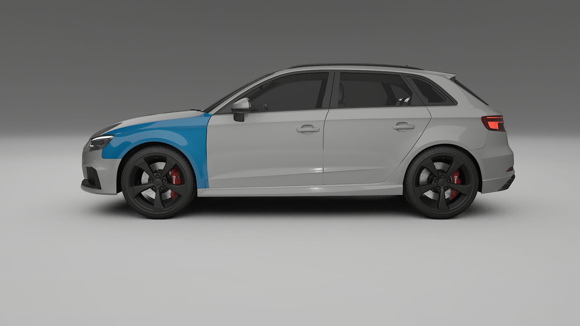 Audi RS3 Sportback 8V facelift PPF Fólie | CrystalGuard Transparentní TPU PPF Kompletní Pre-cut Kit