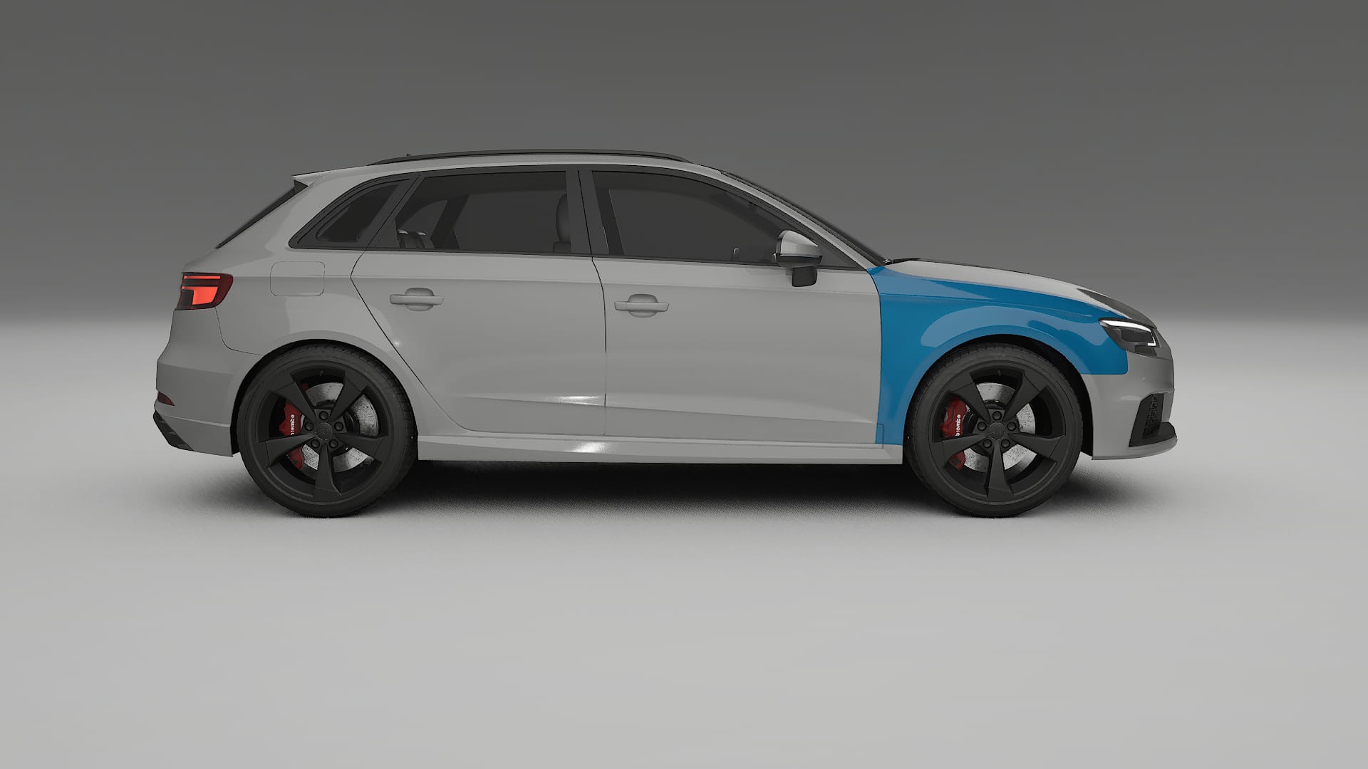 Audi RS3 Sportback 8V facelift PPF Fólie | CrystalGuard Transparentní TPU PPF Kompletní Pre-cut Kit