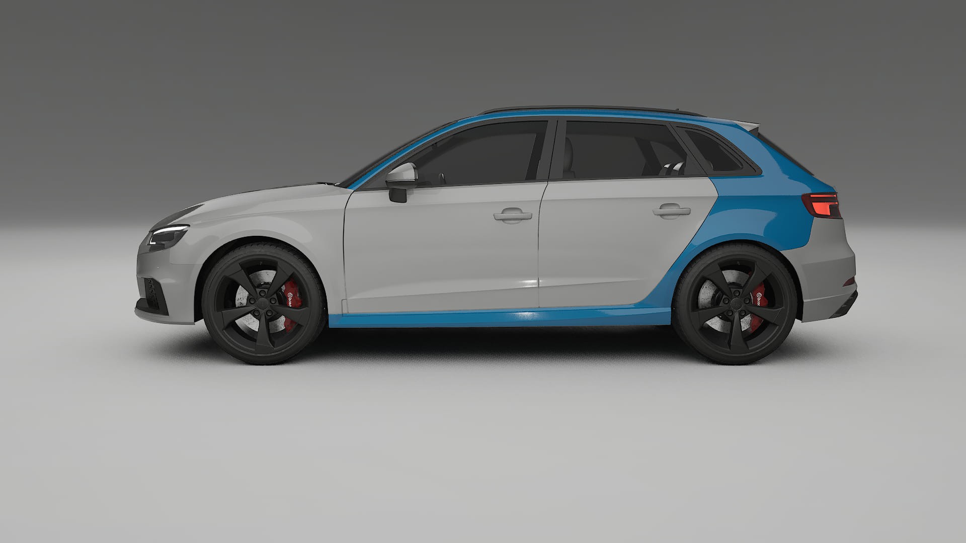 Audi RS3 Sportback 8V facelift PPF Fólie | CrystalGuard Transparentní TPU PPF Kompletní Pre-cut Kit