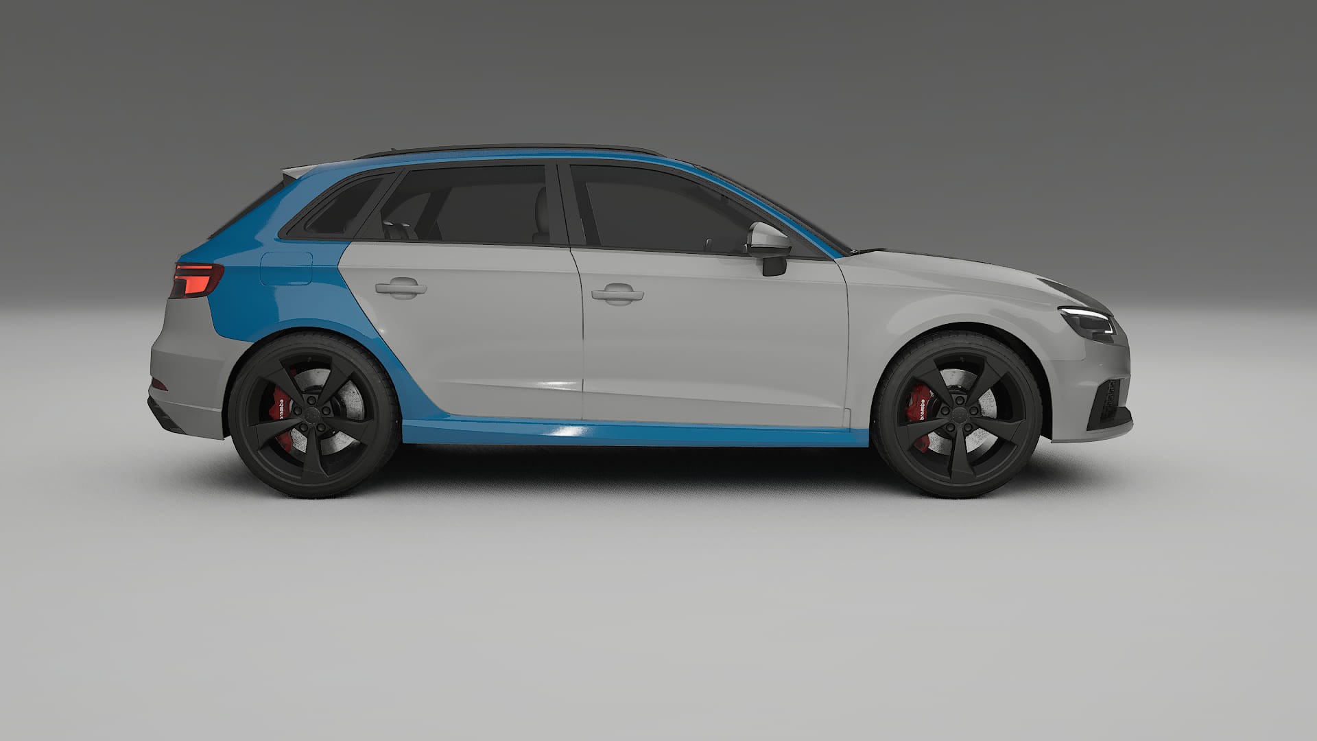 Audi RS3 Sportback 8V facelift PPF Fólie | CrystalGuard Transparentní TPU PPF Kompletní Pre-cut Kit