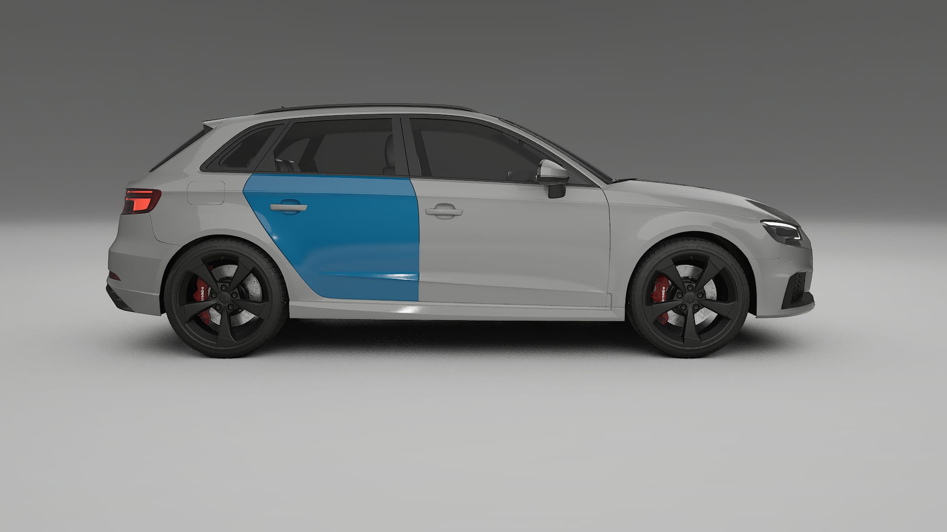 Audi RS3 Sportback 8V facelift PPF Fólie | CrystalGuard Transparentní TPU PPF Kompletní Pre-cut Kit