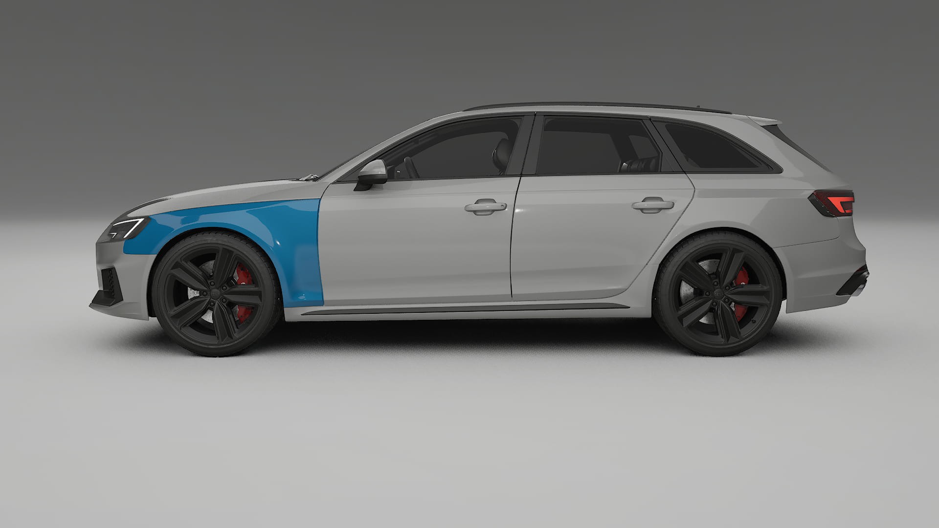 Audi RS4 Avant B9 prefacelift PPF Fólie | CrystalGuard Transparentní TPU PPF Kompletní Pre-cut Kit