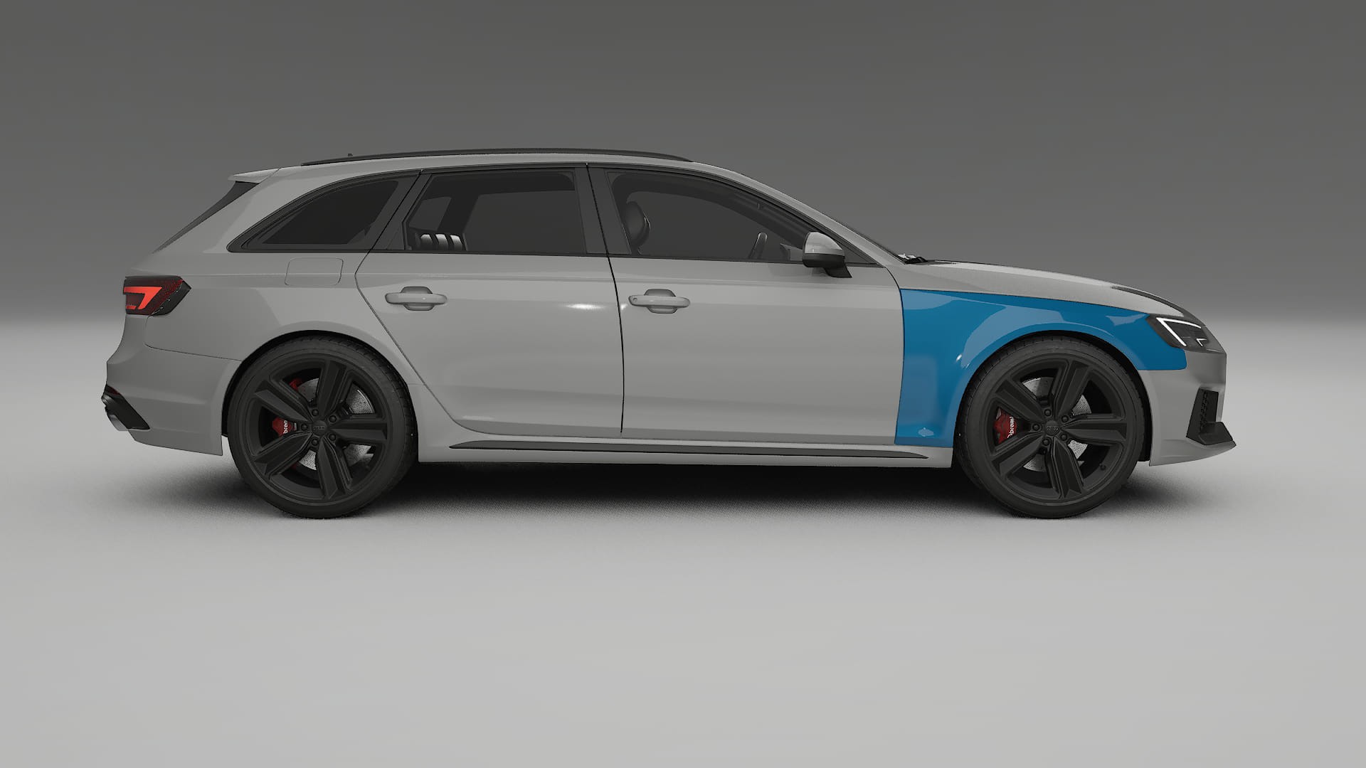 Audi RS4 Avant B9 prefacelift PPF Fólie | CrystalGuard Transparentní TPU PPF Kompletní Pre-cut Kit